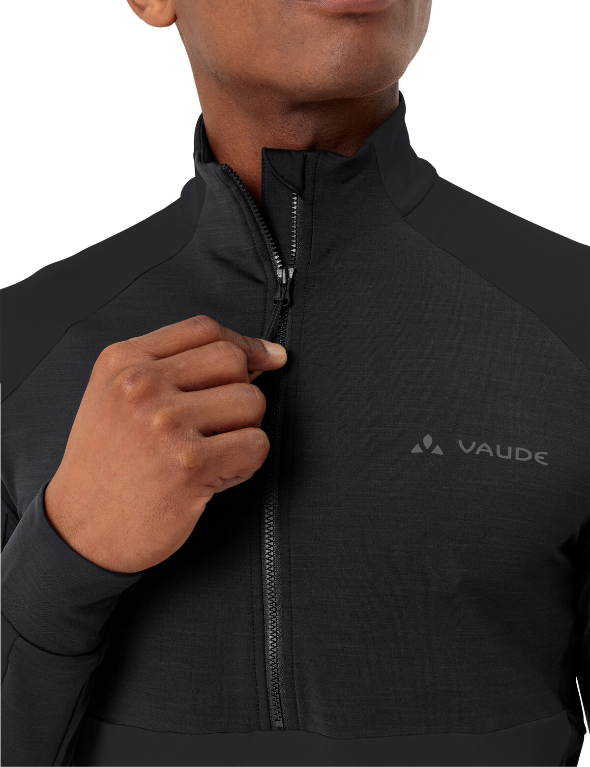 VAUDE Funktionsshirt »Men's Kuro Halfzip LS Tricot«, Fahrradshirt
