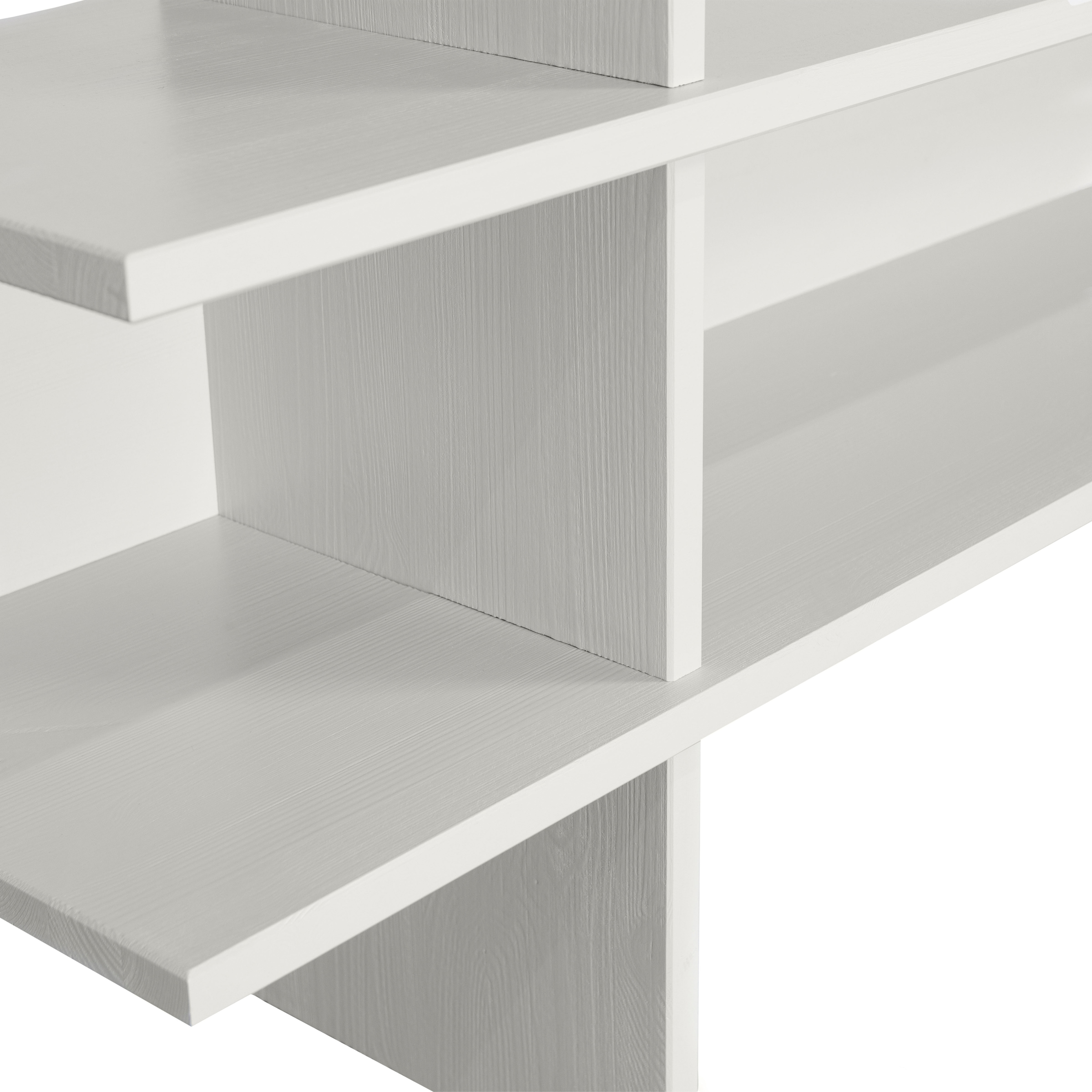 WOOOD Beistelltisch »Jana aus FSC®-Kiefernholz, schutzlackiert 180x35x70 cm« Tragkraft 15 kg, drei offene Fächer, Framestärke 2,4 cm
