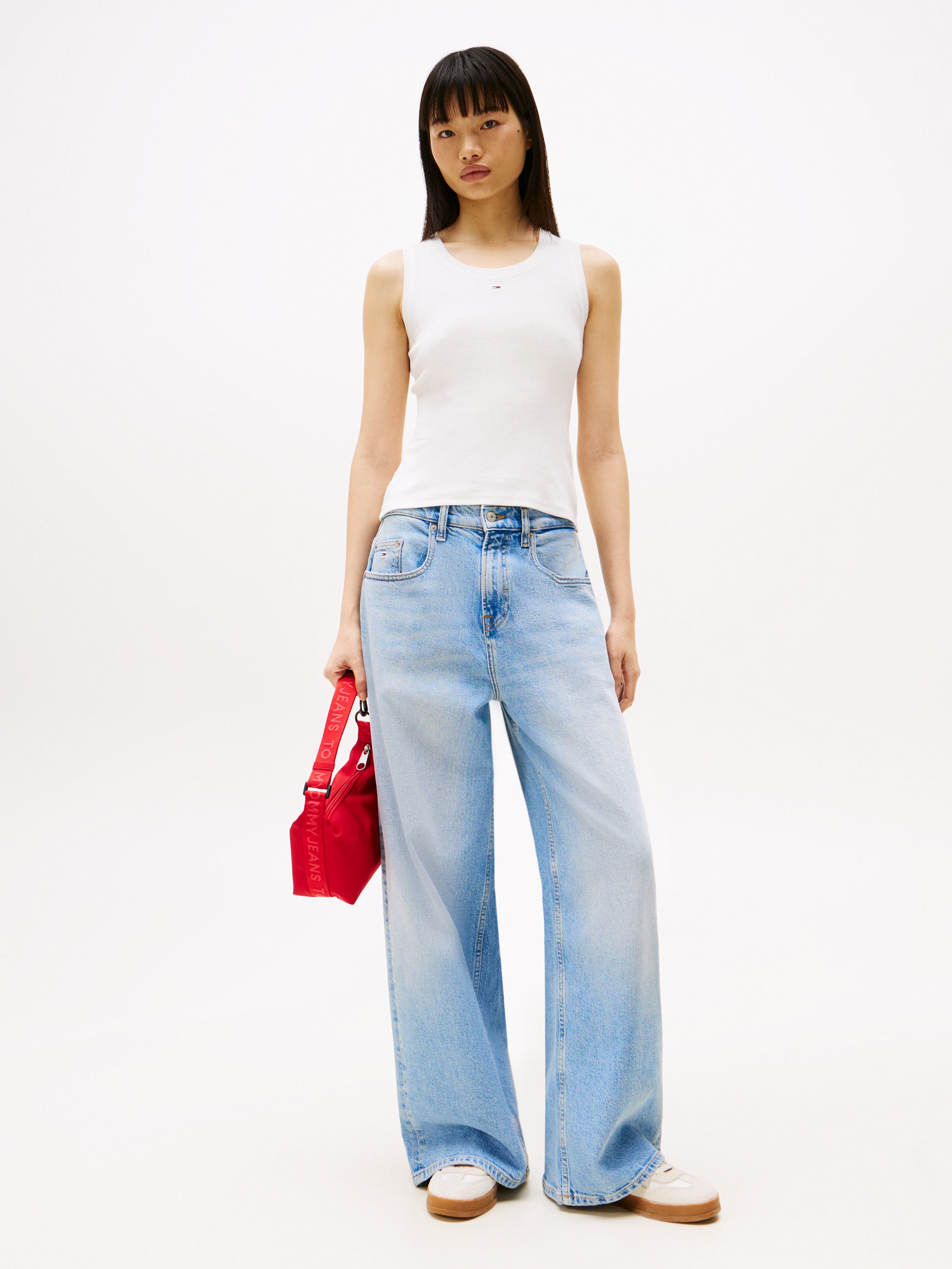 Tommy Jeans Curve »TJW ESSENTIAL RIB TANK EXT« in Großen Größen, Rippware