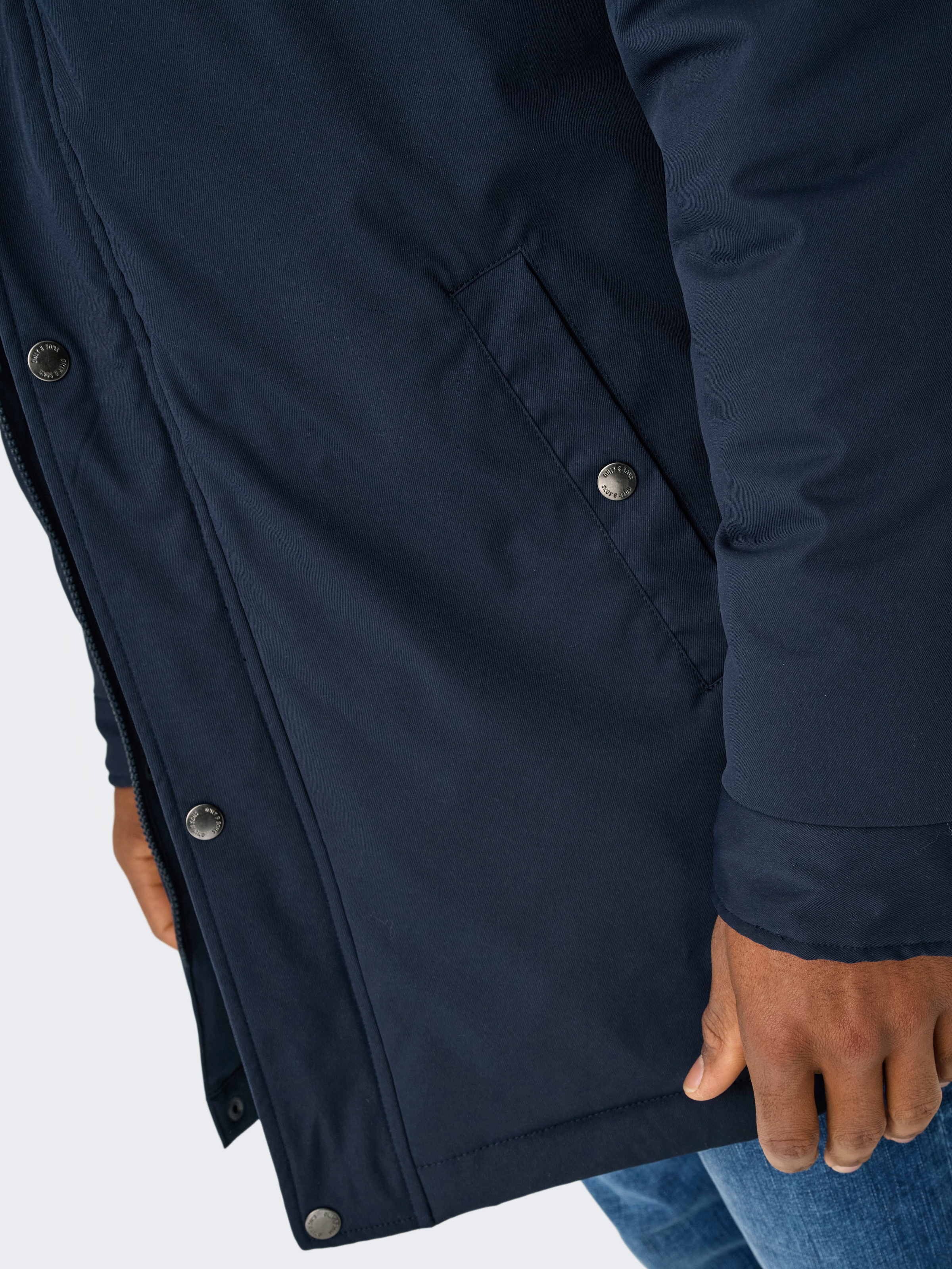 ONLY & SONS Parka »ONSALEXANDER LIFE PARKA OTW VD«, mit Kapuze