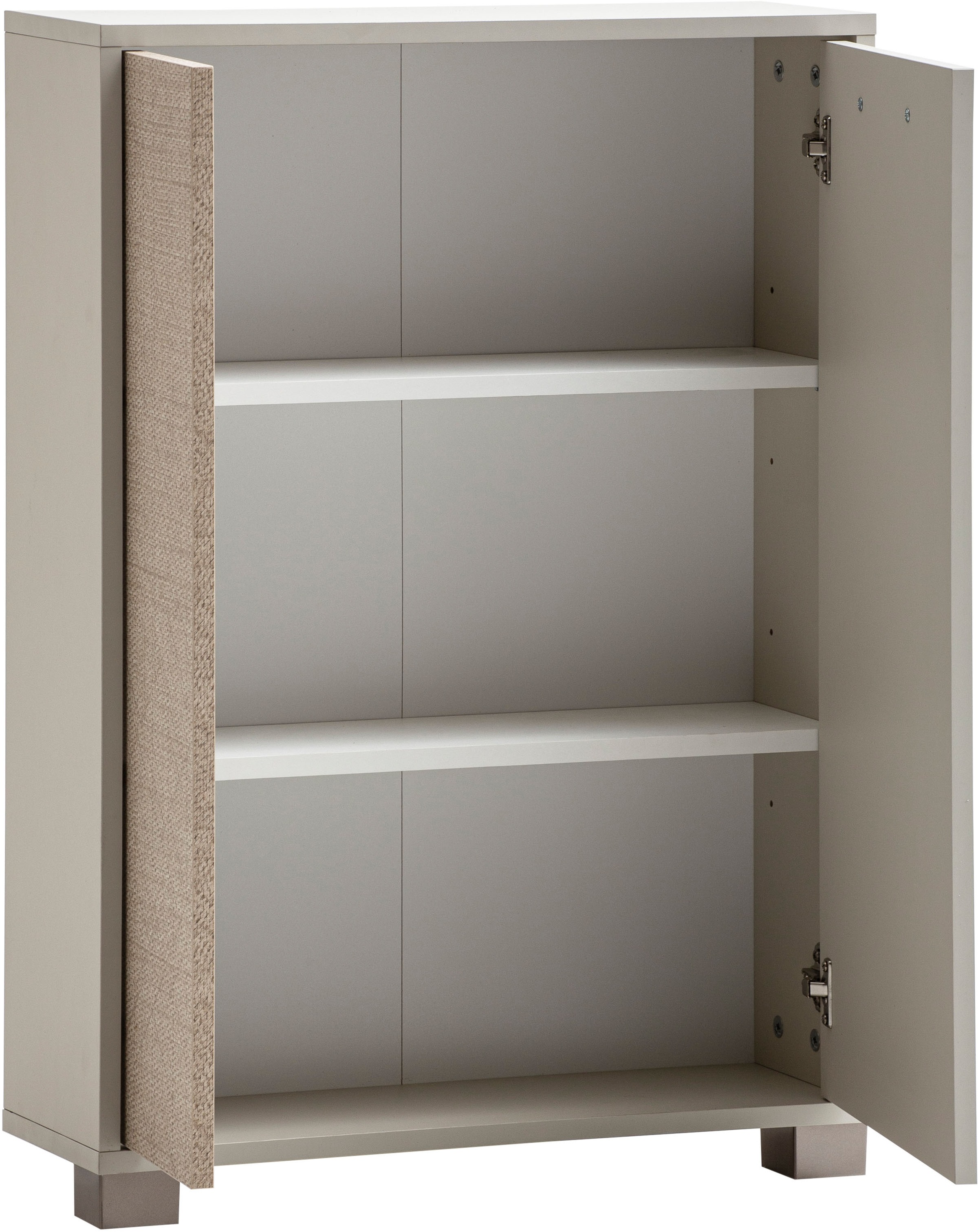 Schildmeyer Unterschrank »Edno Unterschrank, Breite 59 cm«, (1 St.), Fronten in Canasta-Dekor mit Korbgeflecht-Design
