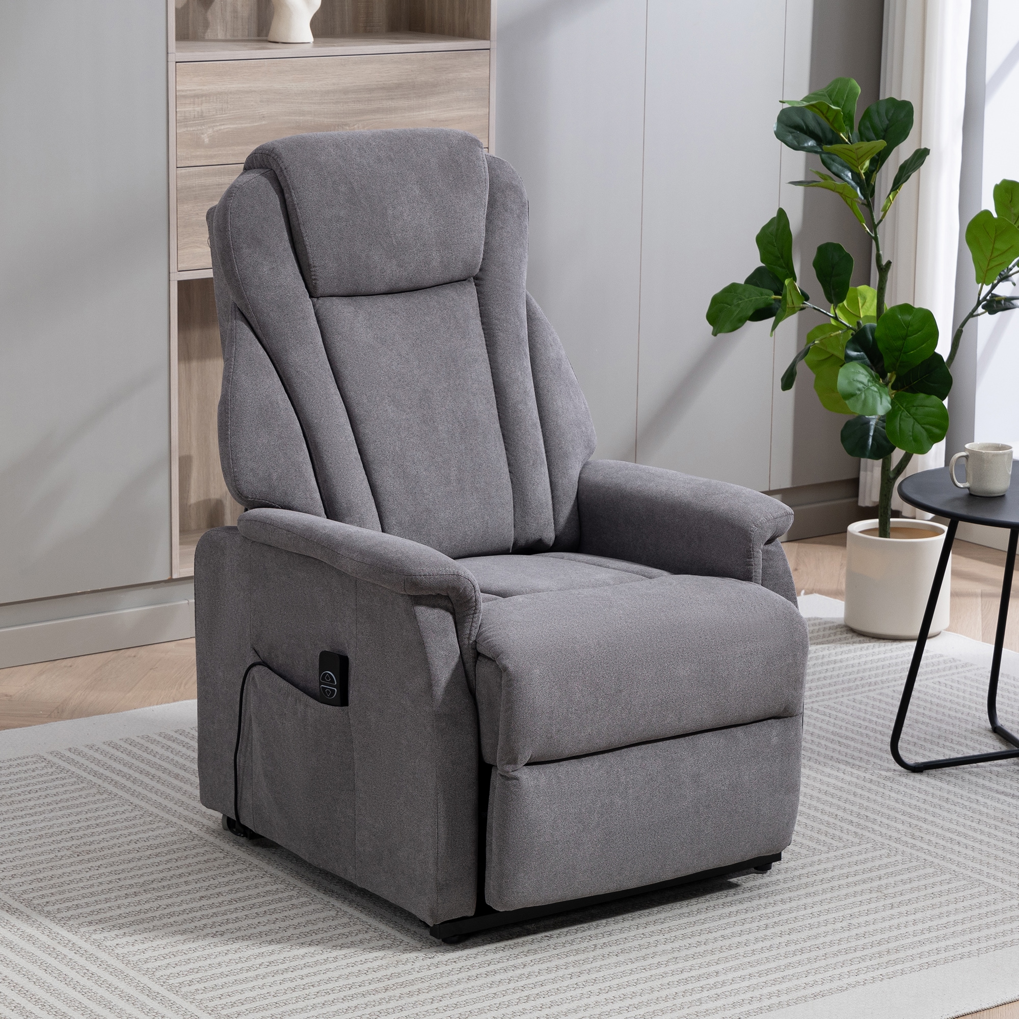Duo Collection TV-Sessel "Toronto XXL mit elektrischer Aufstehhilfe und Relaxfunktion" bis 150kg belastbar, Taschenfederkern, Stahlwellenunterfederung