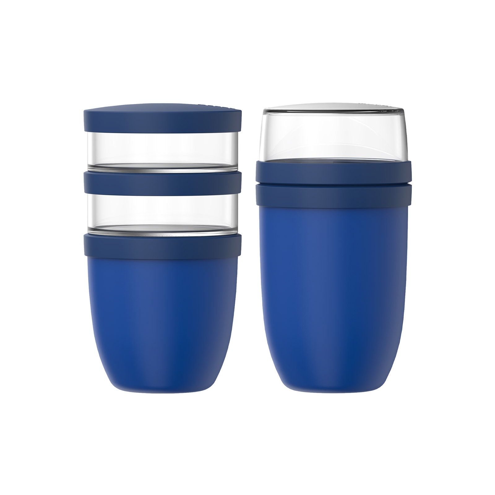 Mepal Lunchbox »Lunchpot-Set XL Ellipse 900 ml + 1050 ml 2er Set« Spülmaschinengeeignet, Mikrowellenfest