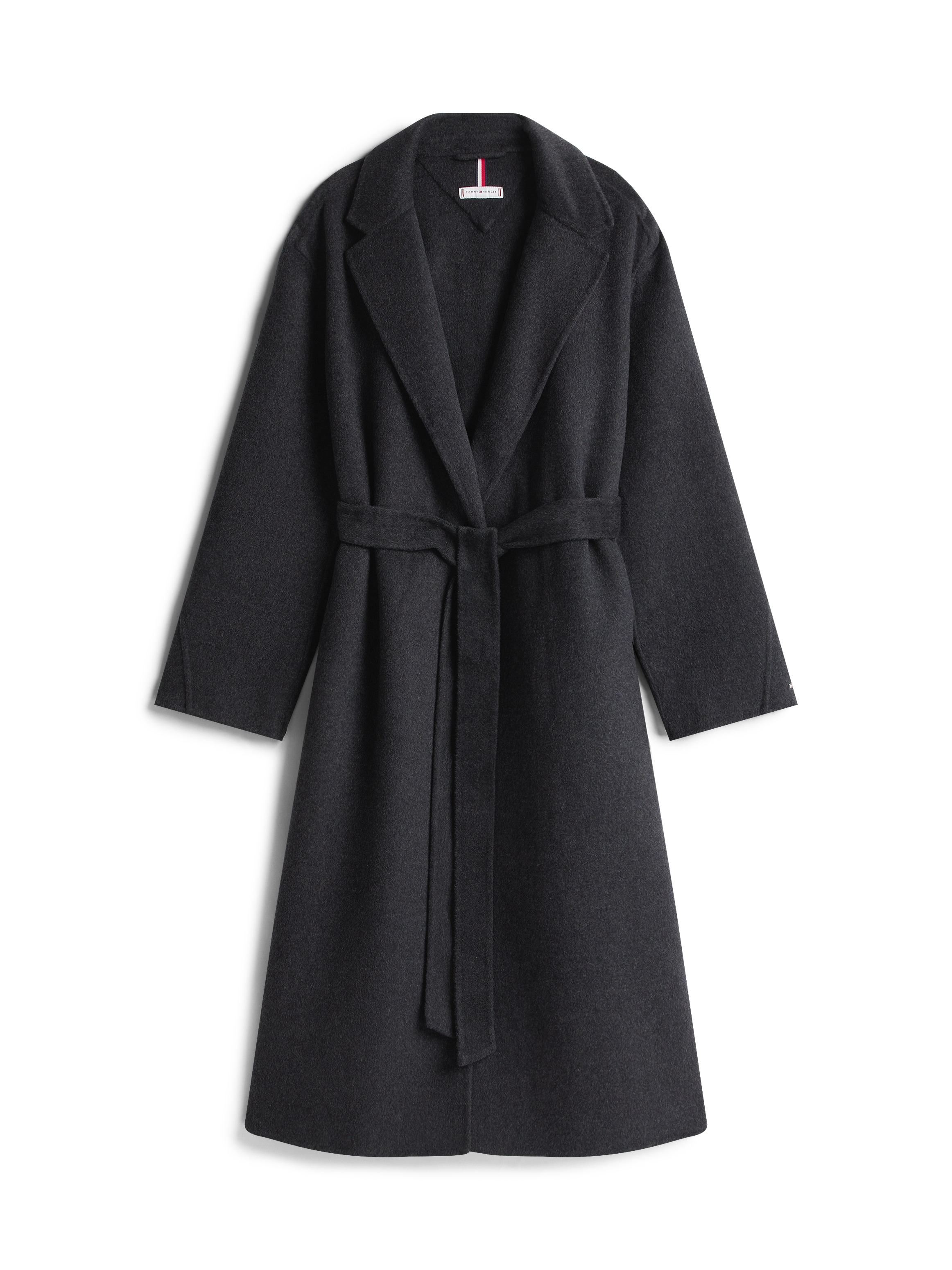 Tommy Hilfiger Wollmantel »DF WOOL REG BELTED MIDI COAT«, mit Wolle
