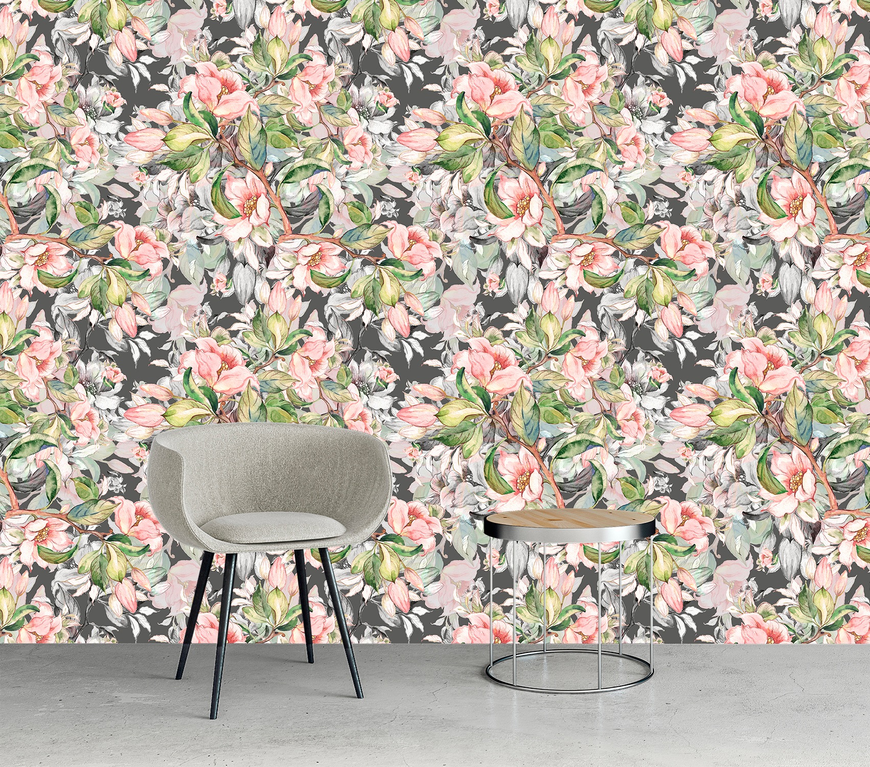 queence Vinyltapete »Blake«, bedruckt-Motiv-botanisch-floral-gemustert-natürlich, 90x250cm, selbstklebend, kinderleichte Anbringung, Sticker