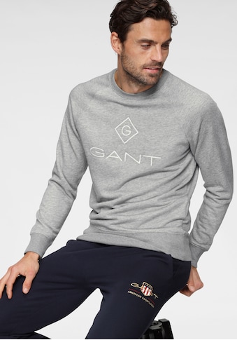 Gant Sweatshirt »LOCK UP C-NECK SWEAT«, Bündchenabschlüsse kaufen
