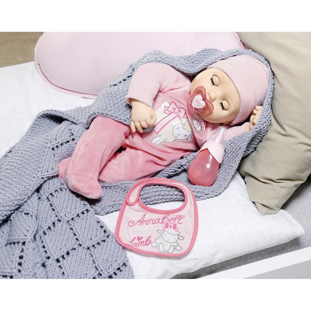 Baby Annabell Babypuppe »Annabell, 43 cm«, interaktiv mit Schlafaugen