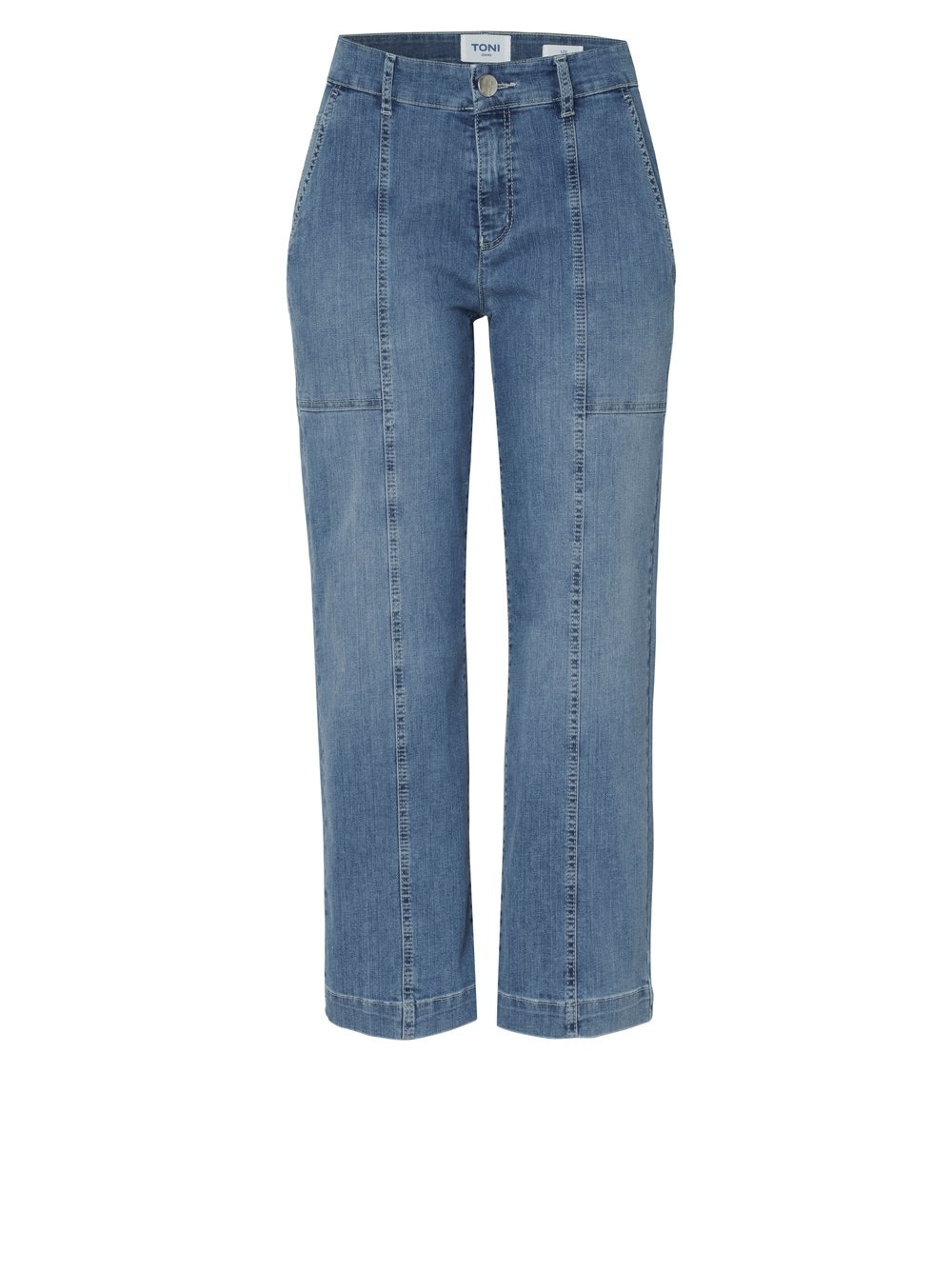 TONI 7/8-Jeans mit Stretch und im Cargo-Stil
