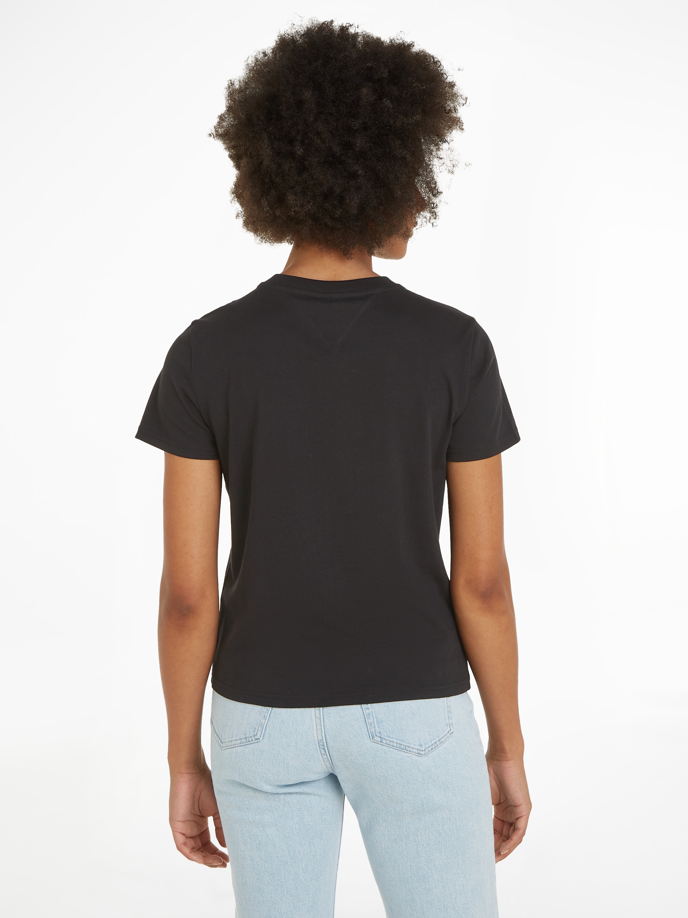 Tommy Jeans Rundhalsshirt »TJW REG ESSENTIAL LOGO + TEE EXT«, mit Tommy Jeans Logo-Schriftzug