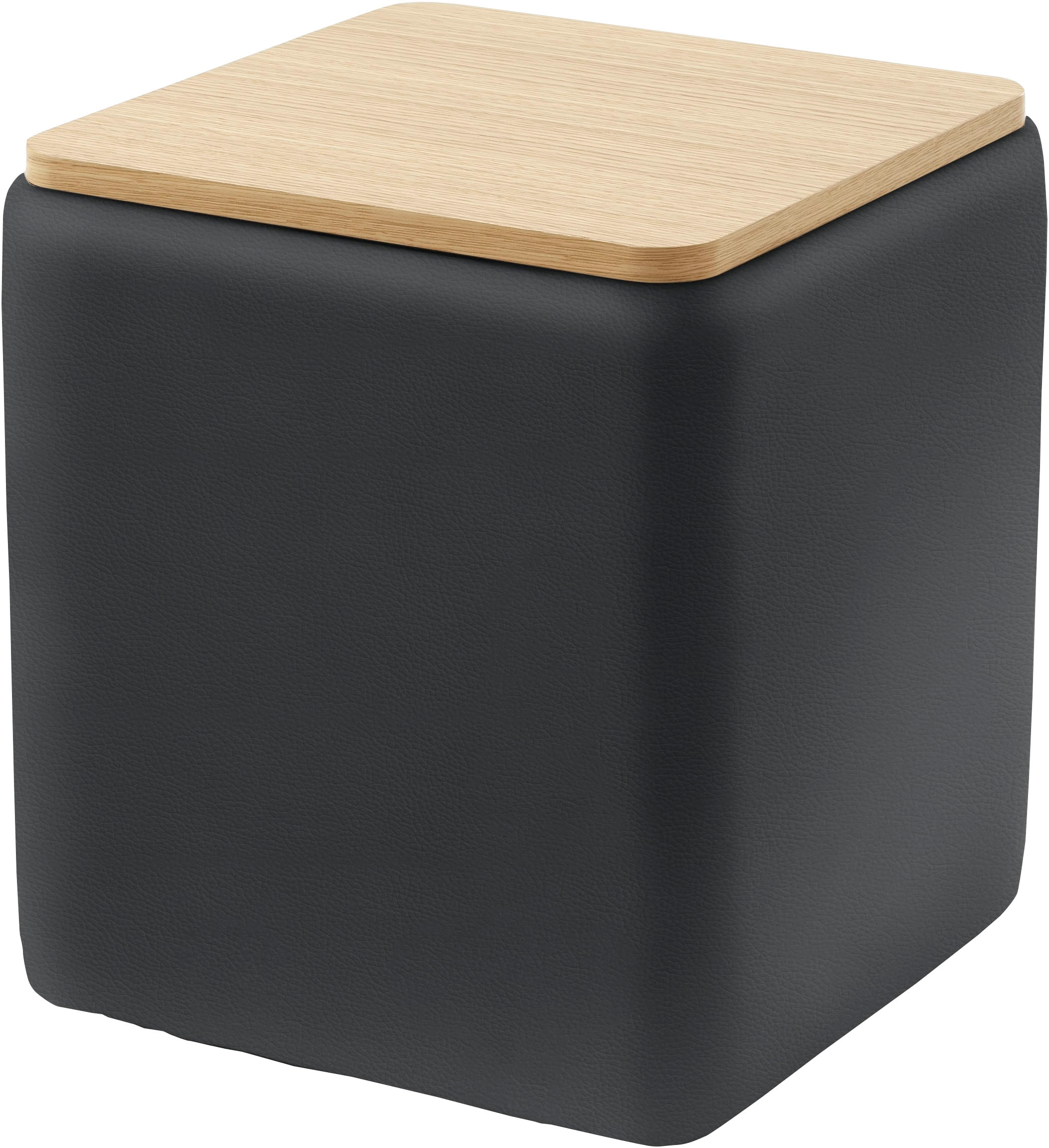 Home affaire Ablagetisch »Kyro, Stauraum mit Tischplatte Eiche, Breite 40 cm« Stylisch, handlich und praktisch für dein Schlafzimmer