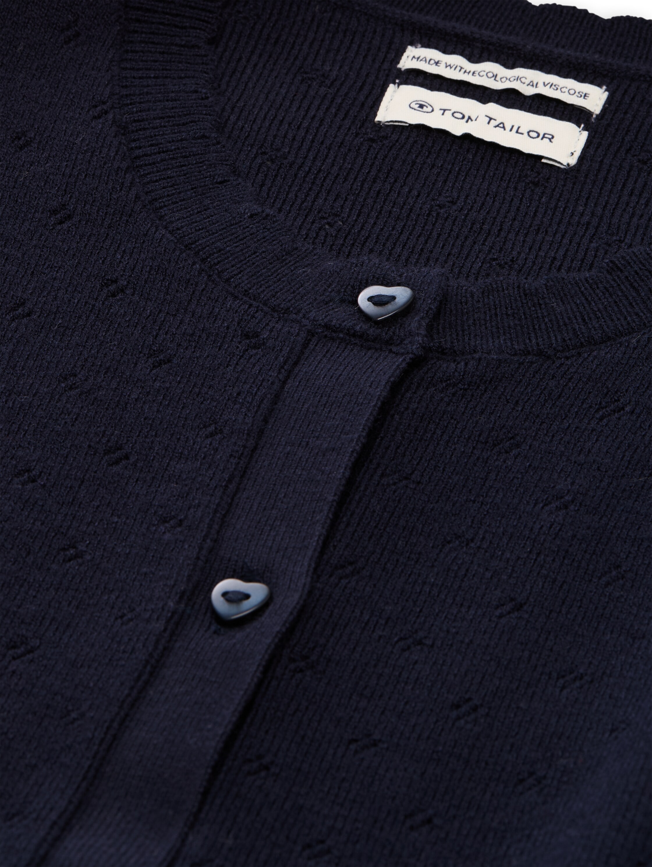 TOM TAILOR Ajourstrickjacke mit Muster