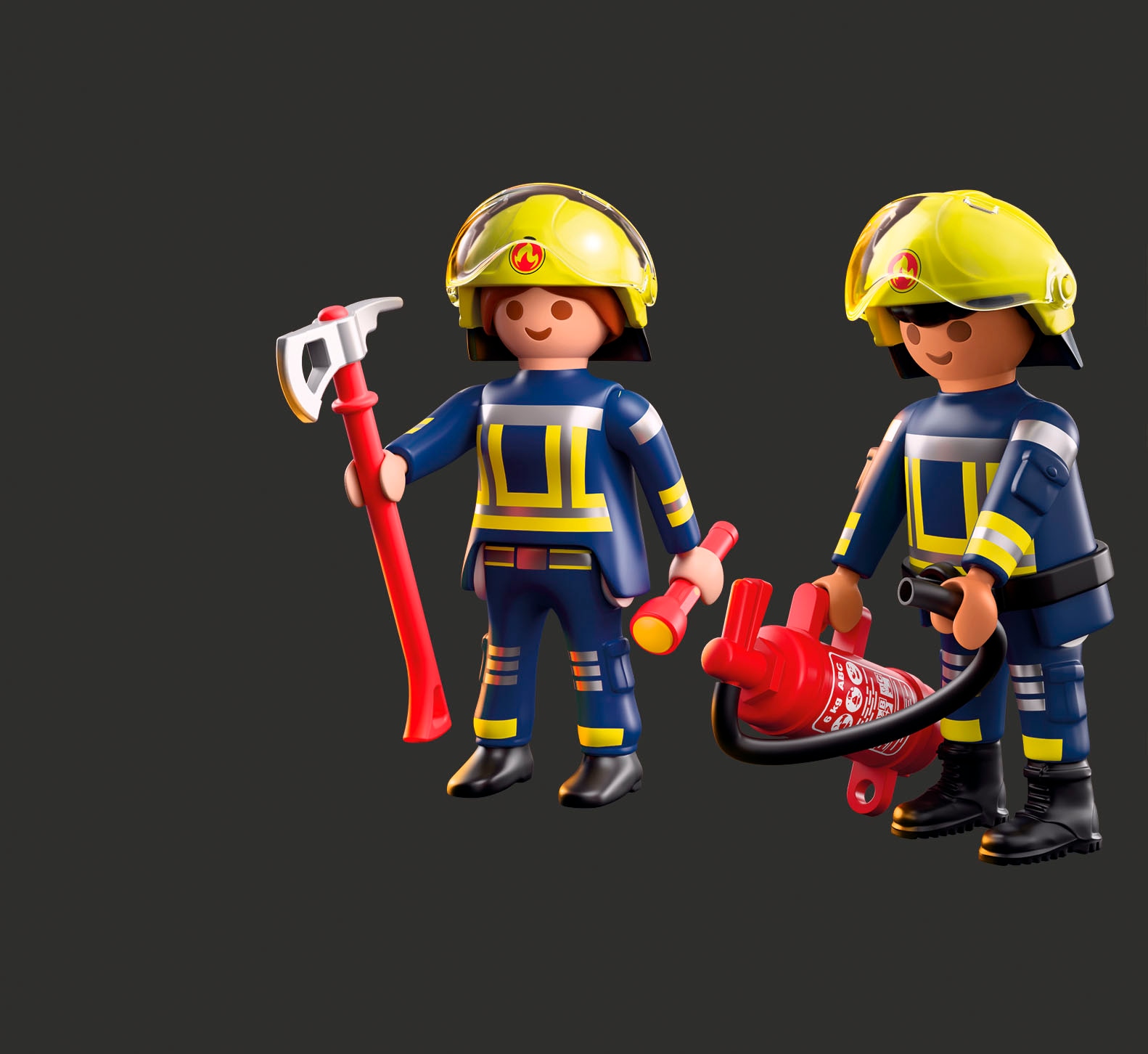 Playmobil® Konstruktions-Spielset »Feuerwehr (71885), Duo Pack« Made in Europe