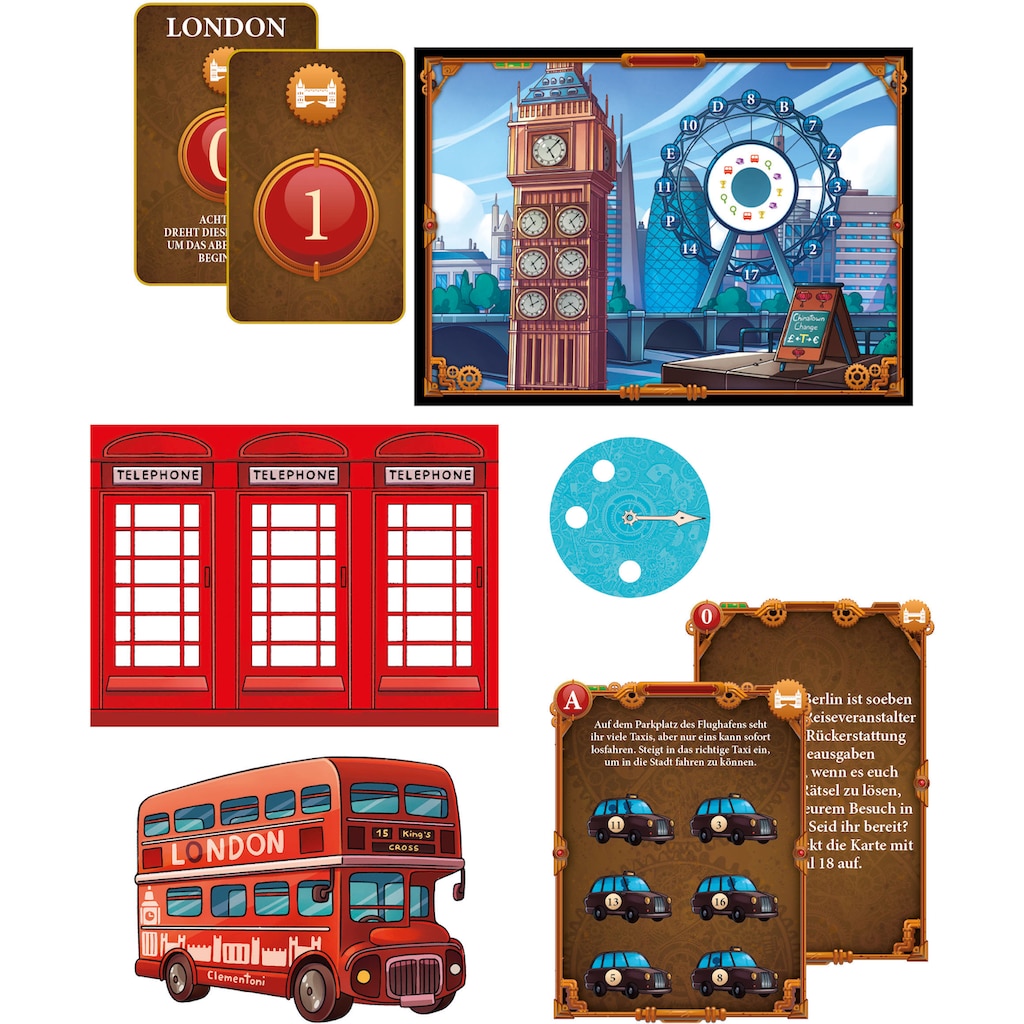 Clementoni® Spiel »Galileo, Escape Game Abenteuer in London«