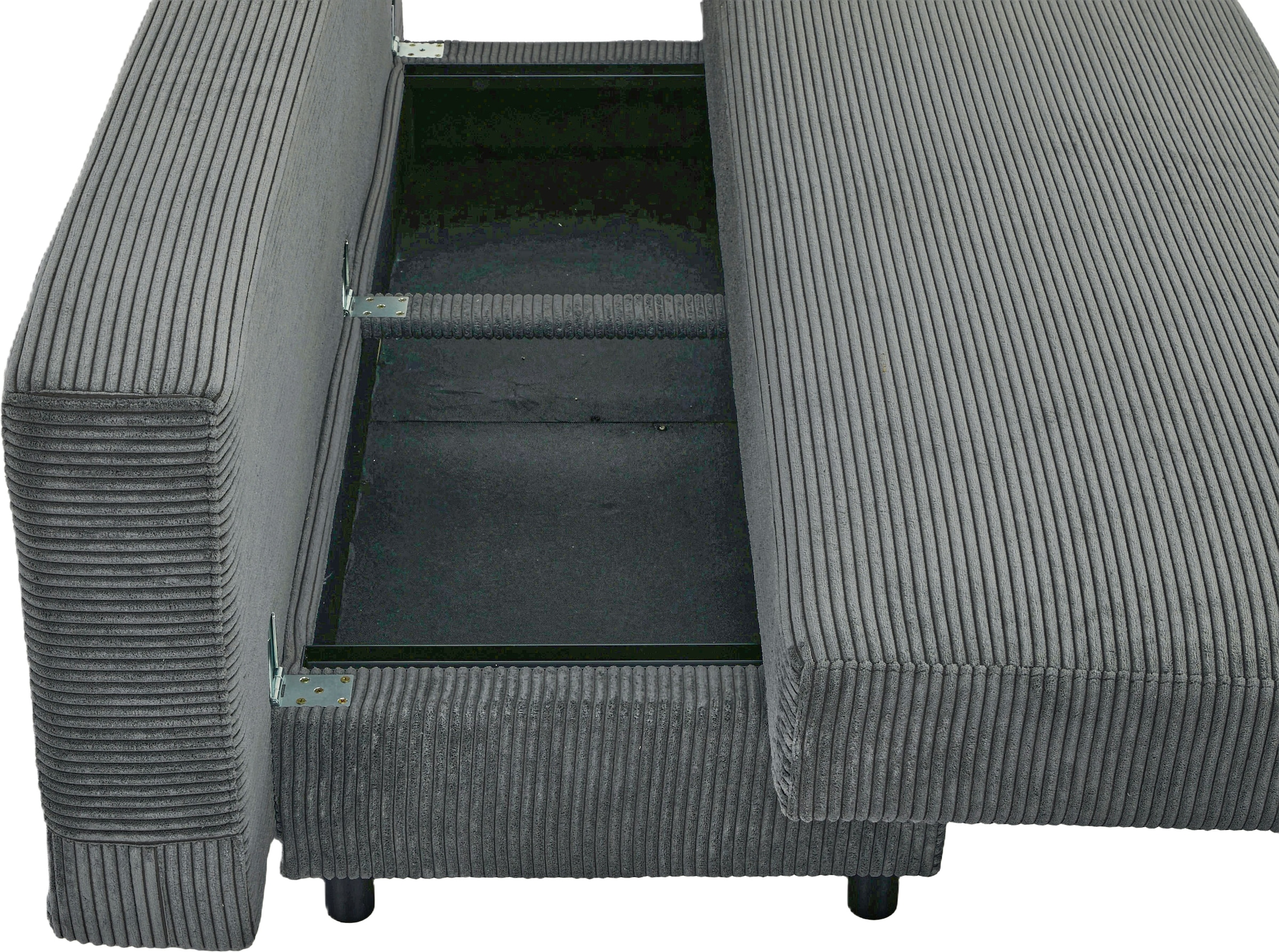 OTTO home Schlafsofa »ONNIKO Cord, Breite: 192 cm, Liegefläche 121x192 cm, softer Cord-Bezug« mit Bettfunktion & Bettkasten