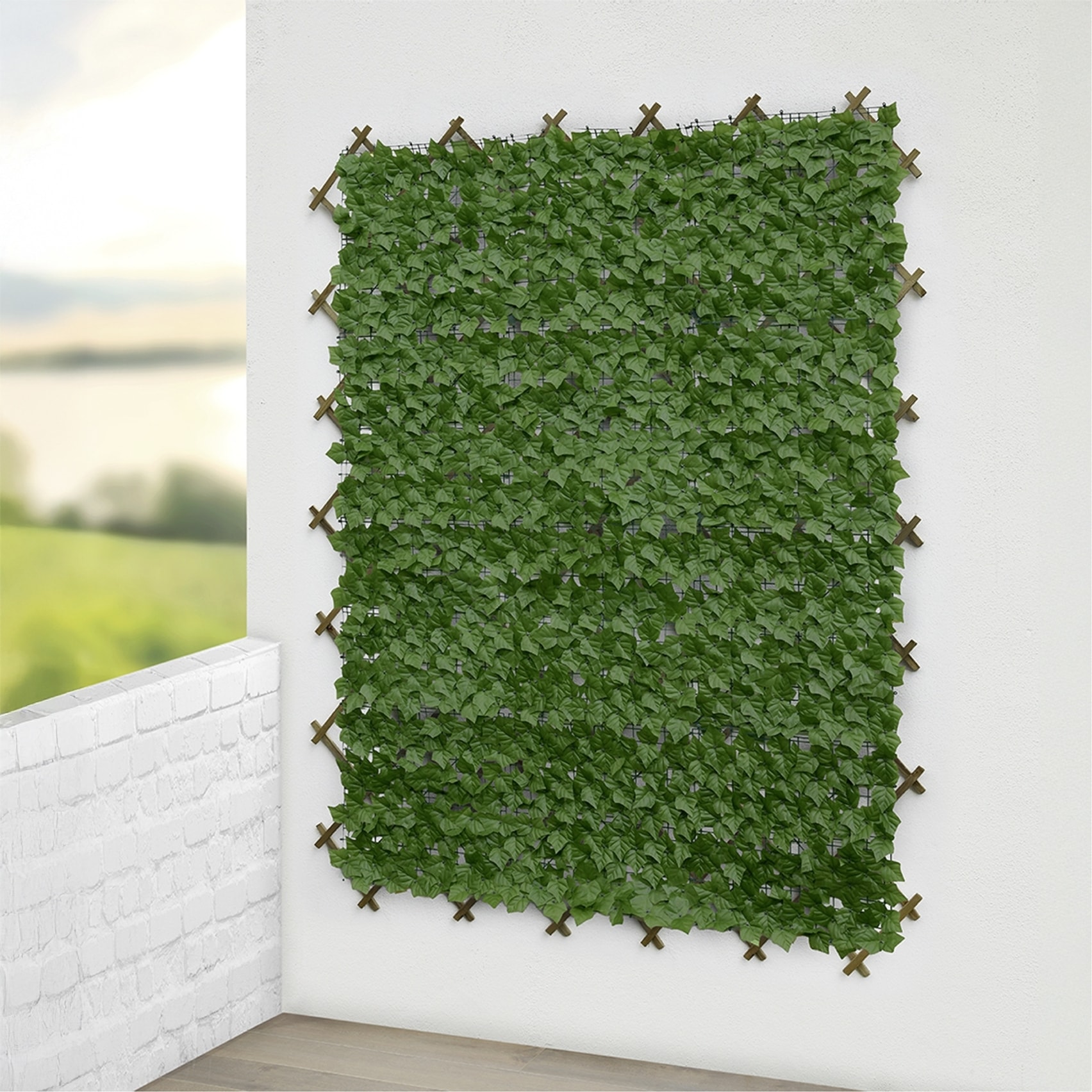 Maximex Sichtschutzelement »Sichtschutzmatte Efeu« witterungsbeständige Sichtschutzhecke, Kunststoff, für Balkon & Garten