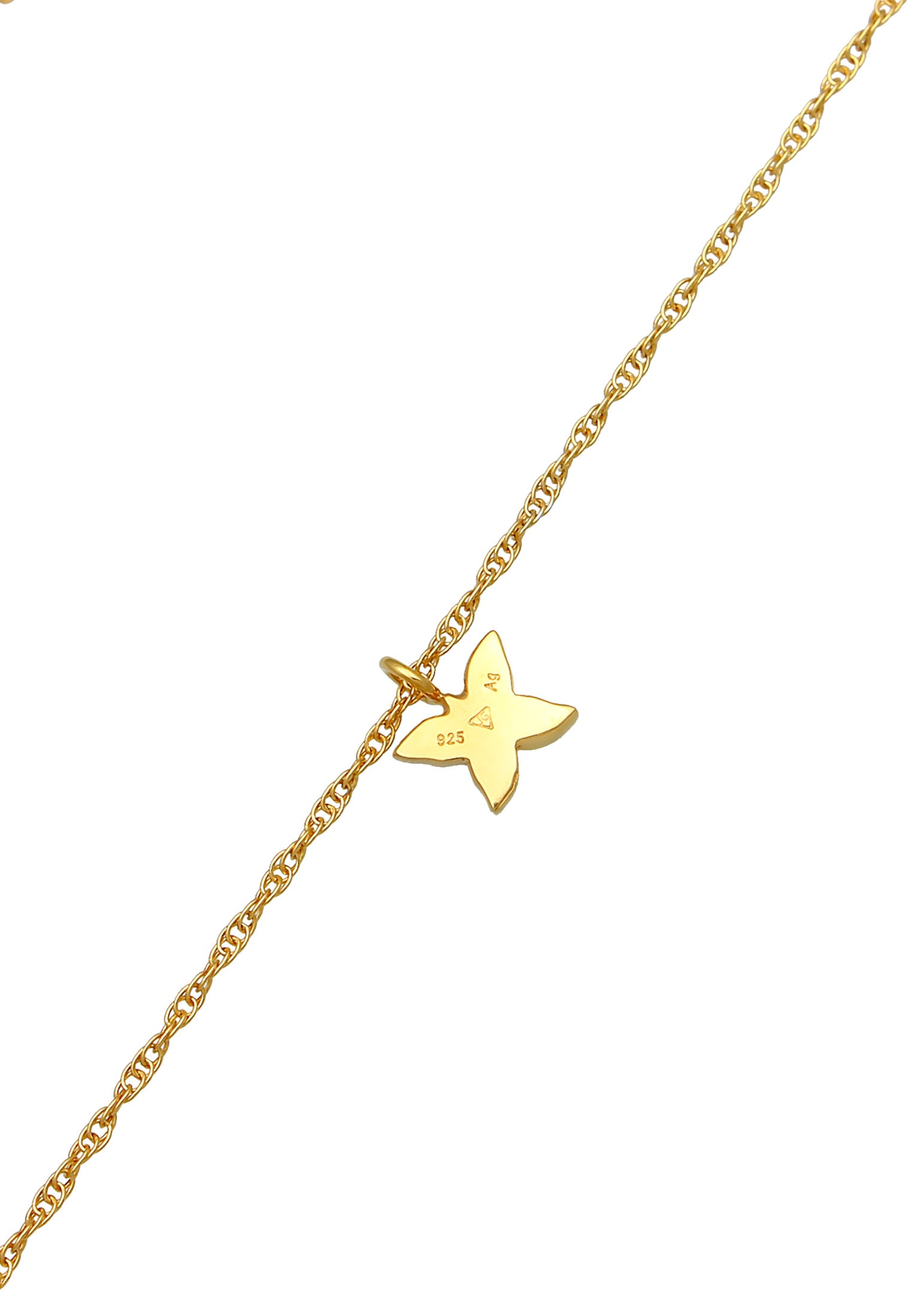 Elli Choker »Halskette Choker Schmetterling Zirkonia 925 Sterling Silber«