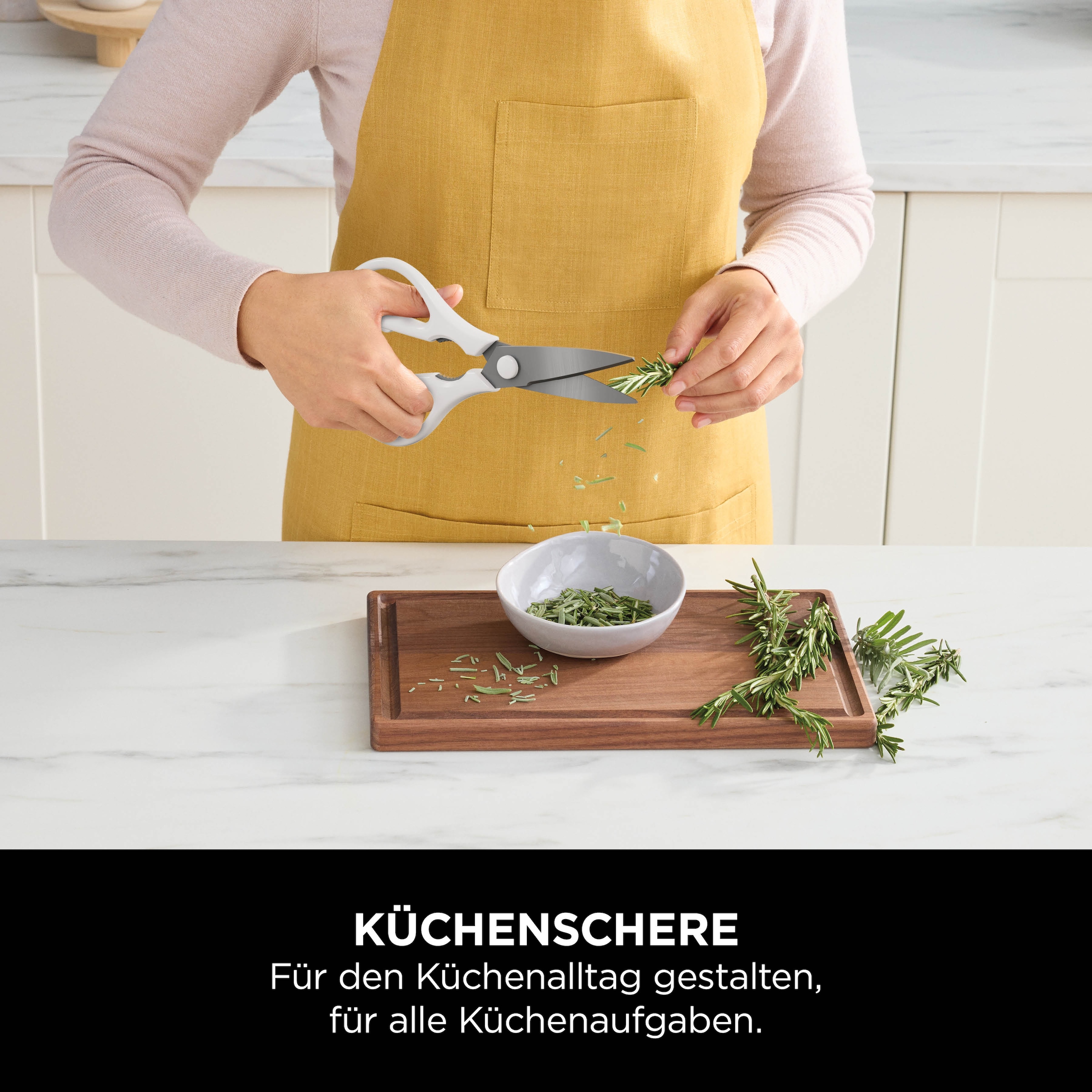 NINJA Messerblock »Ninja StaySharp Messerblock mit integriertem Schleifer K62006EUWH« 7 Stk. rostfreier deutscher Edelstahl, Erl-Design, integrierter Schleifer