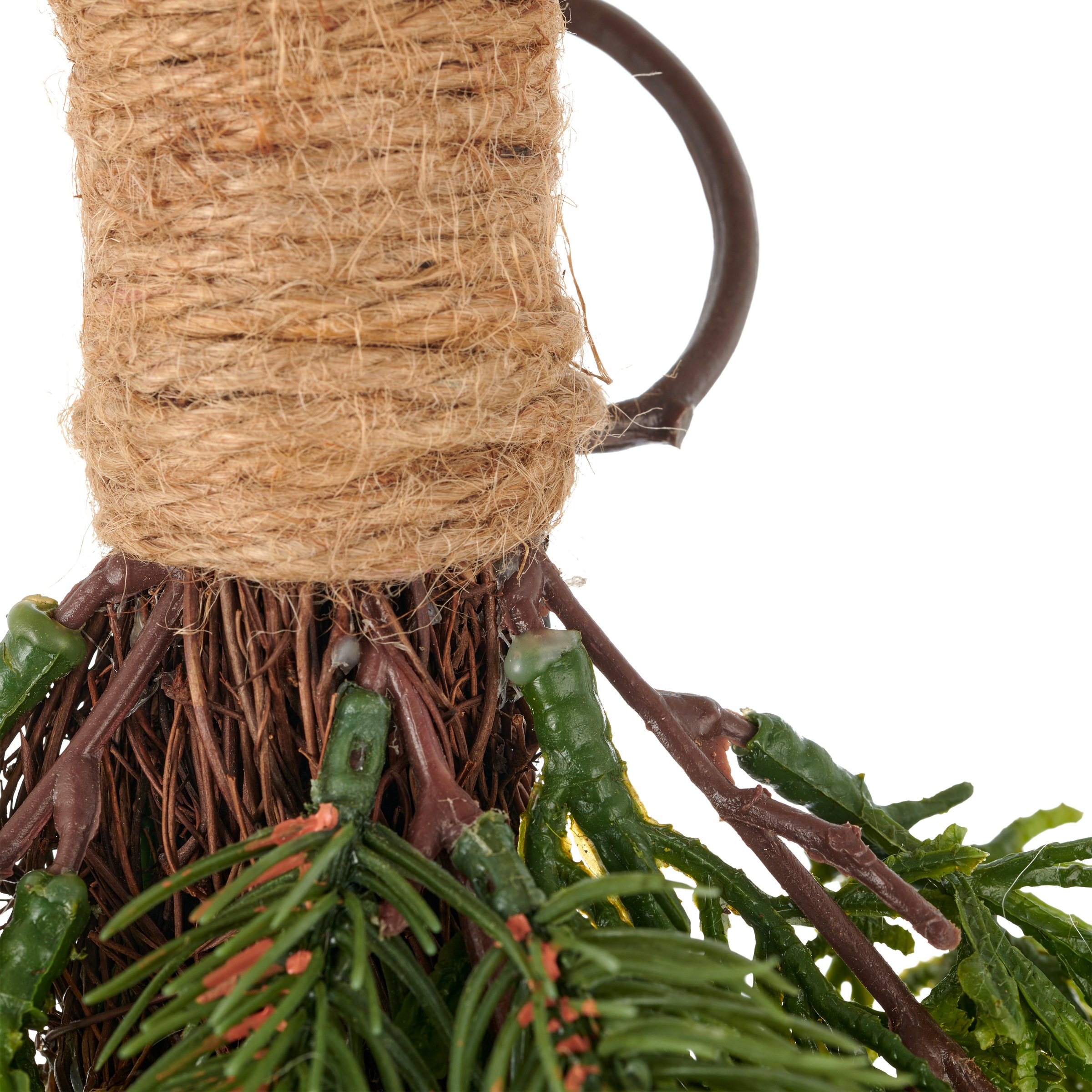 Creativ green Kunstblumenstrauß »Türhänger mit Koniferenzweigen« mit detalgetreuem Blattwerk