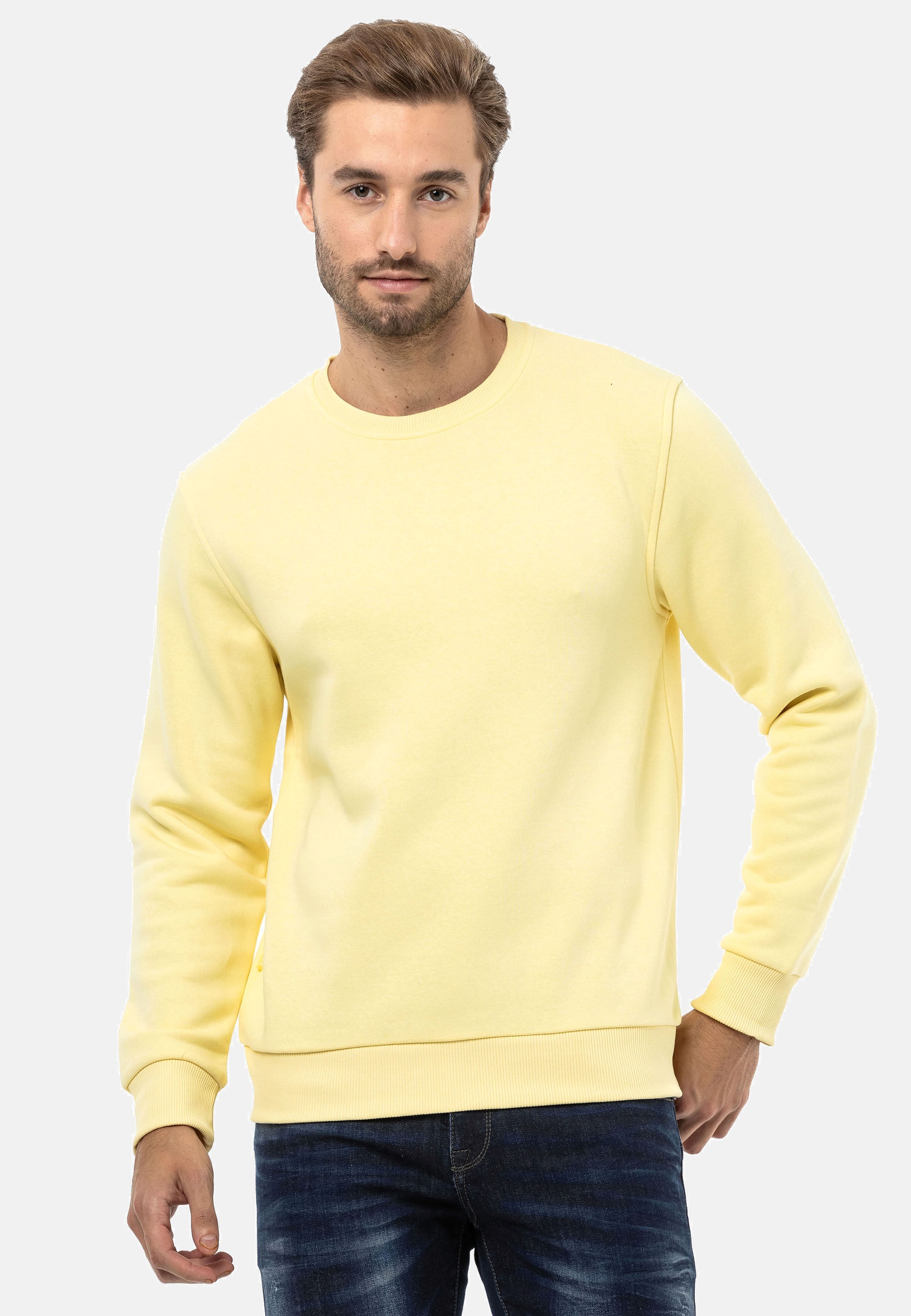 Cipo & Baxx »Cipo & Baxx Sweatshirt CL558«, mit Rundhalsausschnitt
