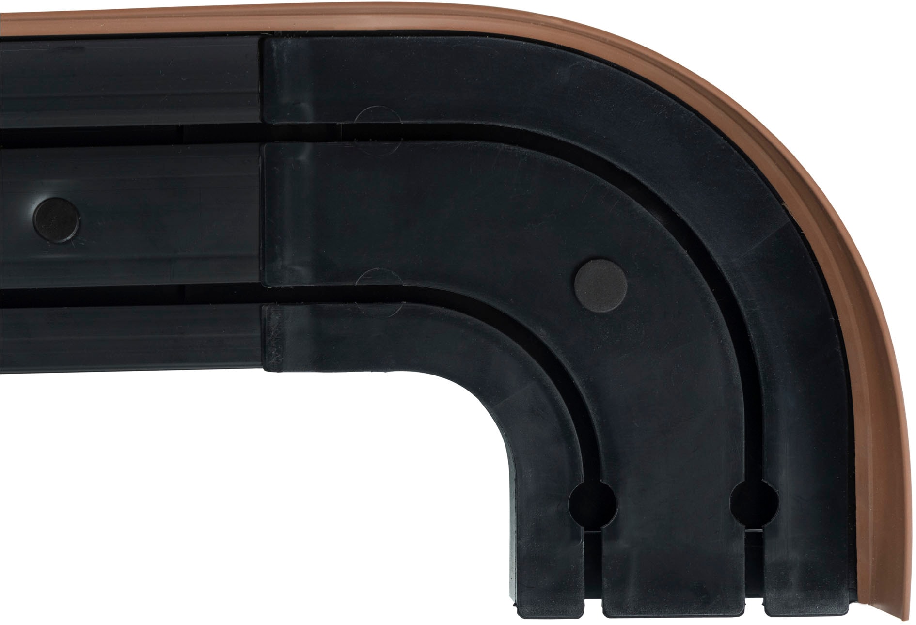 SN DECO GROUP Gardinenschiene »SH2«, 2 läufig-läufig, Fixmaß, mit Blende 5 cm