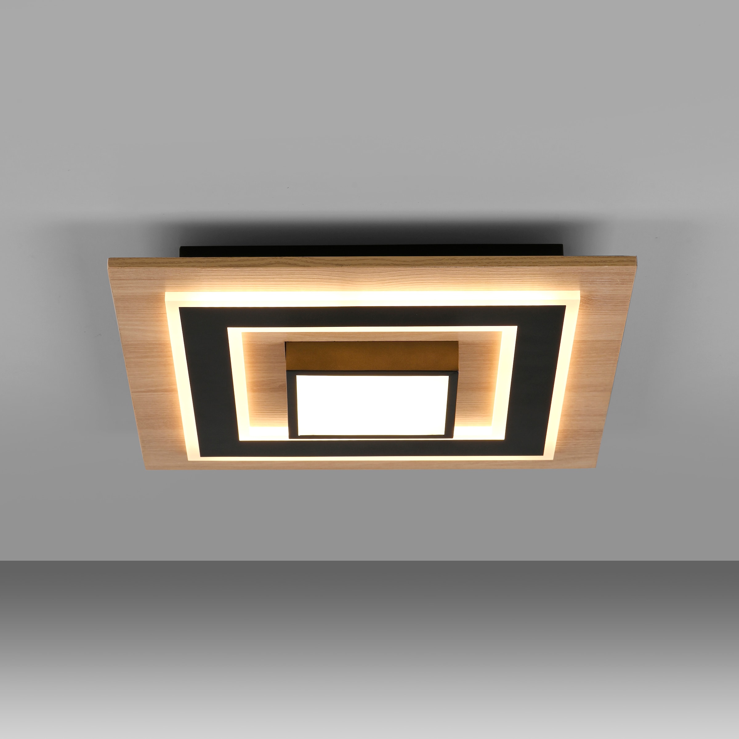 JUST LIGHT Deckenleuchte »TOLA« LED-Board 1 Stk. Warmweiß LED, separat steuerbar (Schalter)