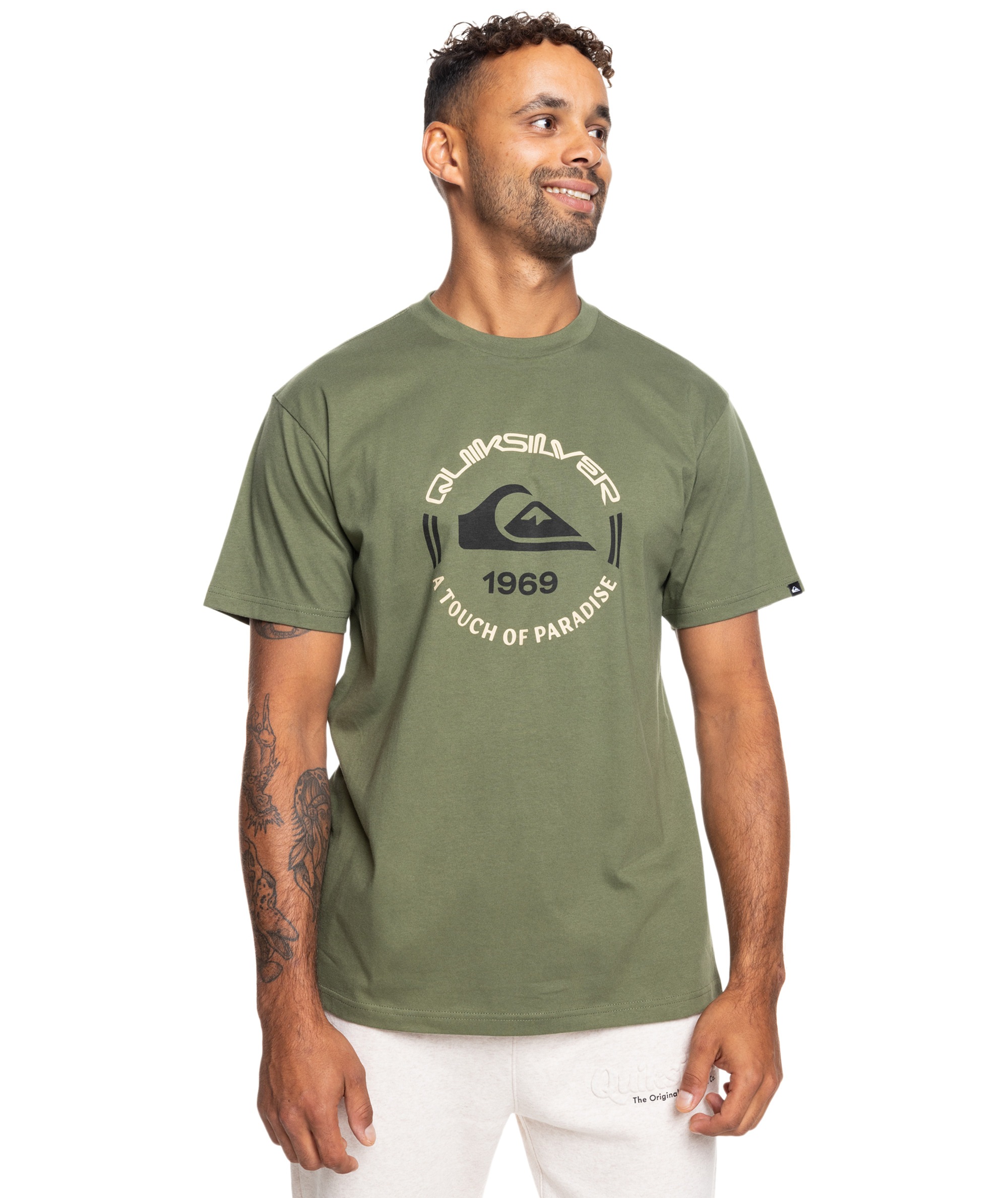 Quiksilver T-Shirt »CIRCLE LOGO SHORT SLEEVE«