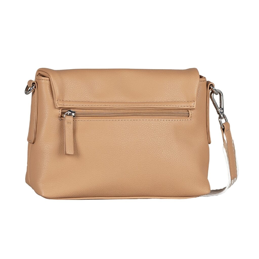 TOM TAILOR Umhängetasche »Orla Stripe« aus softem Kunstleder in modernem Look mit sommerlichem Stoffgurt