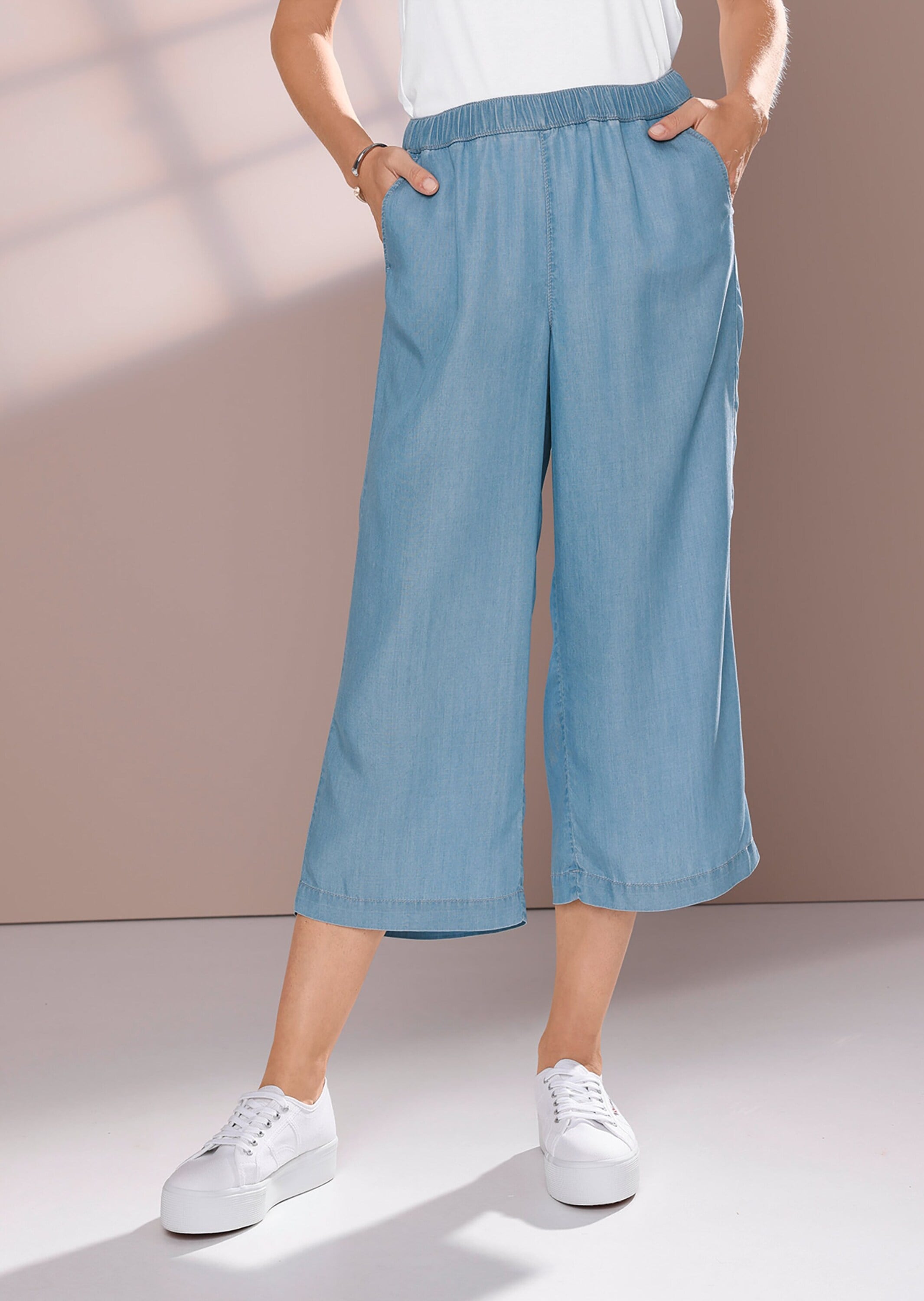 GOLDNER 2-in-1-Hose »Bequeme Culotte in verkürzter Länge«