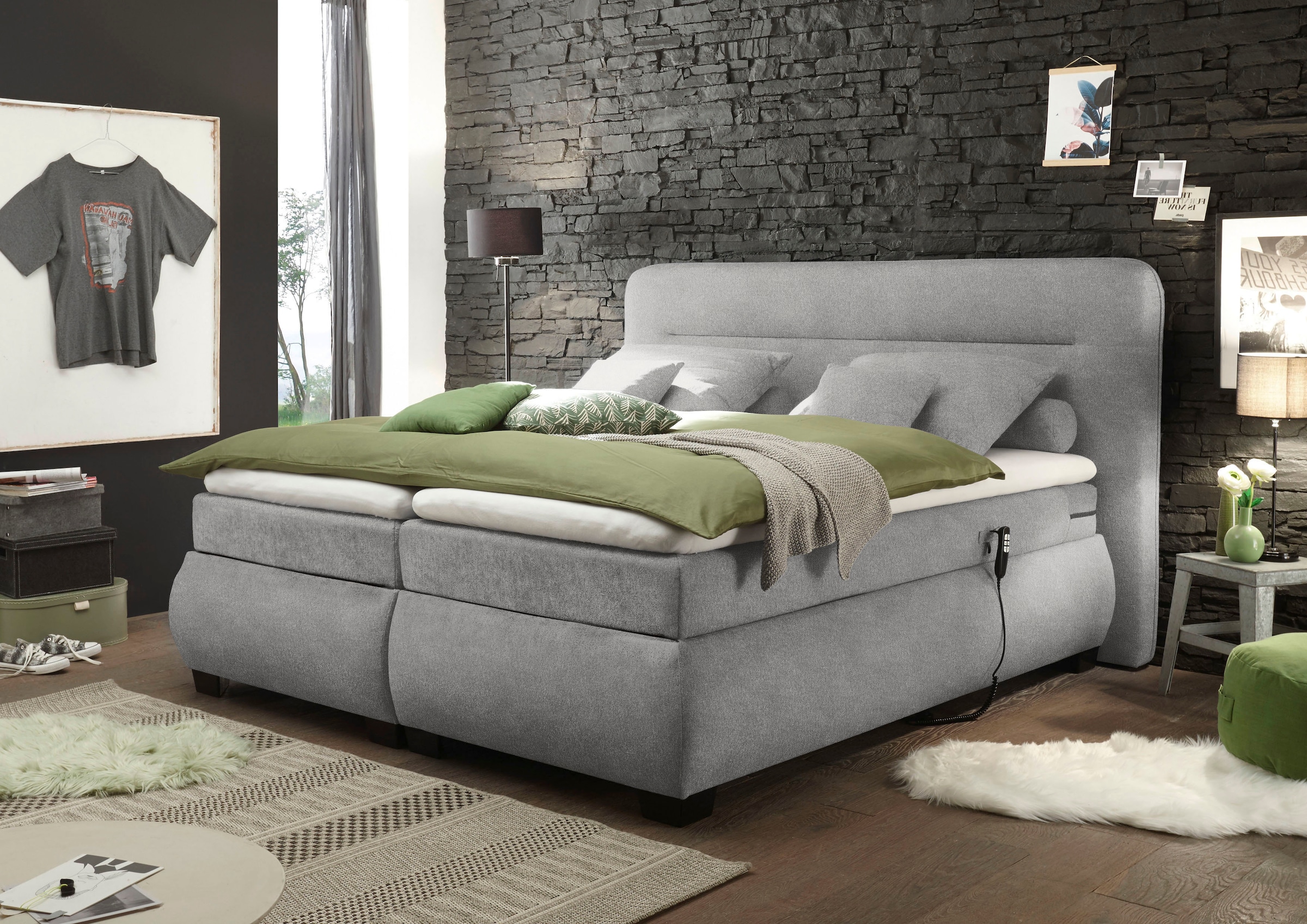 ED EXCITING DESIGN Boxspringbett »Evolution«, inkl. Motor und Topper