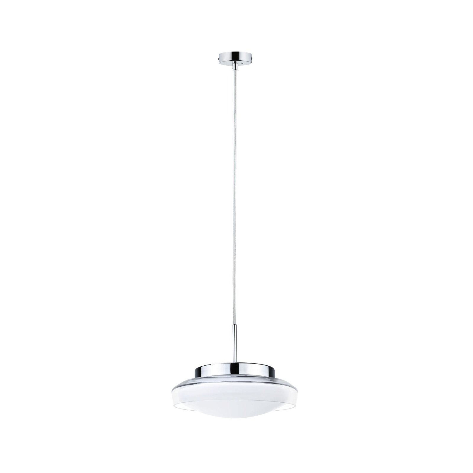 Paulmann LED Pendelleuchte »Selection Bathroom Luena IP44 11,5W 3000K Chrom 230V Glas/Metall«, 1 flammig