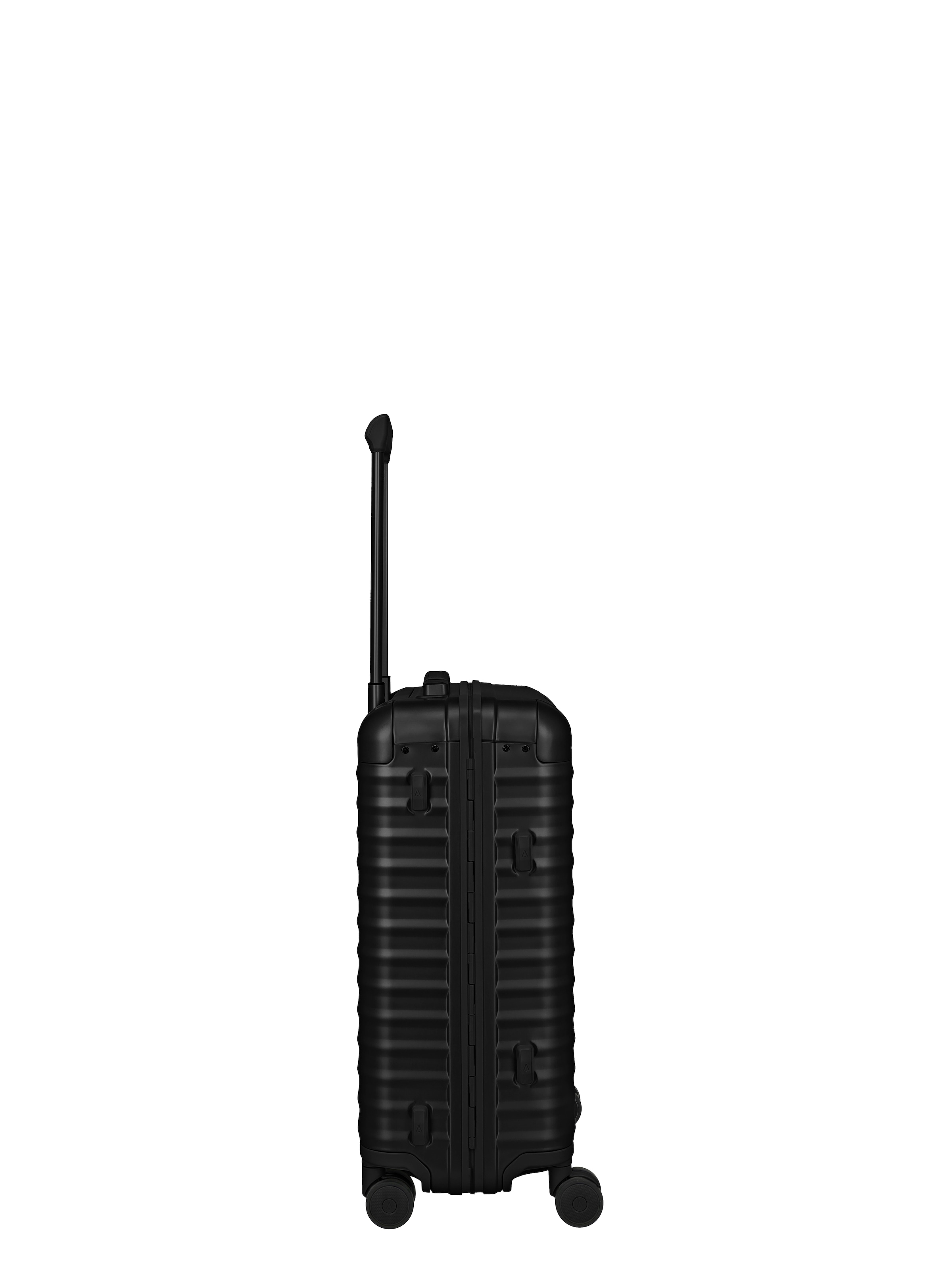 TITAN - Made in Germany Trolley »ETERNITY S23 Aluminium Bordkoffer Made in Germany« 45 l 4 Rollen 100 % Aluminium, Smart Frame und Echtledergriffe