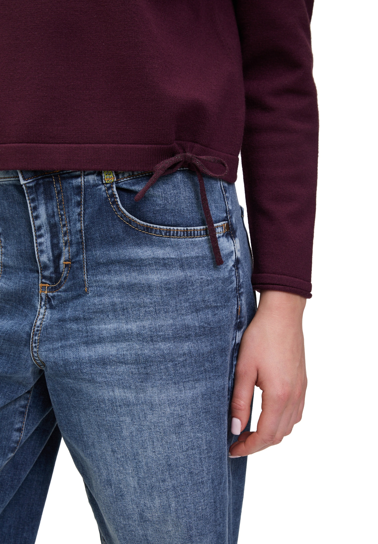 Cartoon Strickpullover »Strickpullover mit Rundhalsausschnitt«