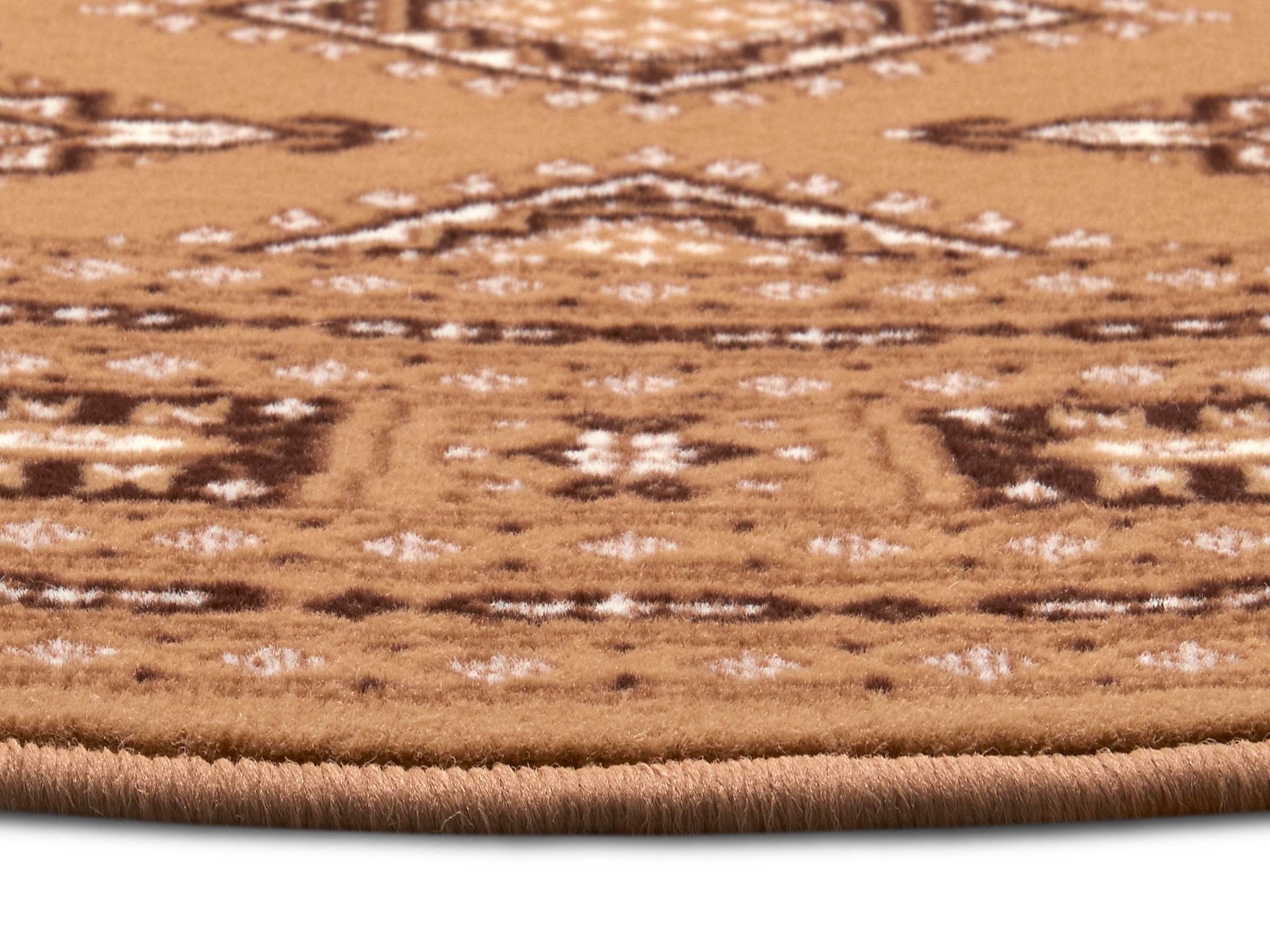NOURISTAN Teppich »Sao Buchara«, rund, 9 mm Höhe, Kurzflor, Orient, Teppich, Vintage, Esszimmer, Wohnzimmer, Flur
