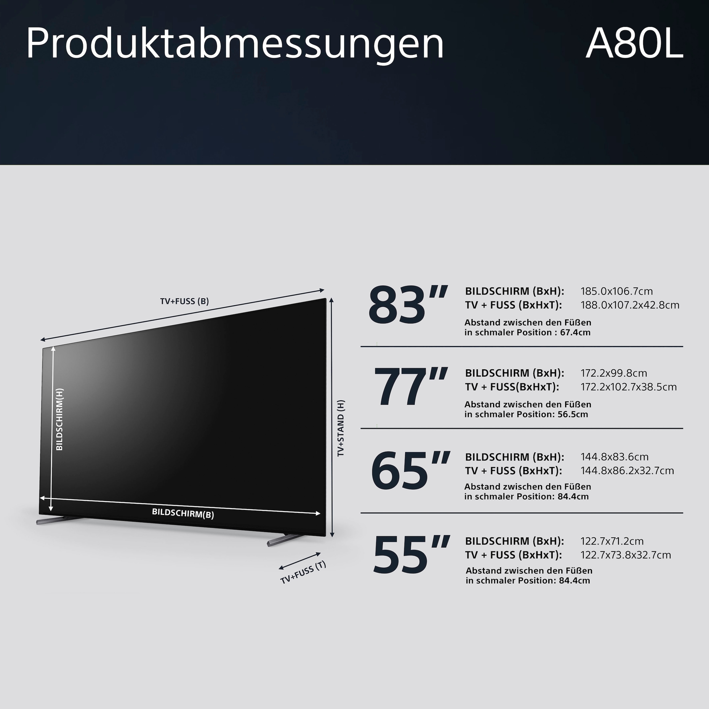Sony OLED-Fernseher »XR-83A80L«, 210 cm/83 XXL Garantie PRO, Google BRAVIA 4K Jahre | exklusiven TRILUMINOS Zoll, 3 CORE, PS5-Features TV, Smart-TV, ➥ HD, Smart-TV-Android mit Ultra TV- UNIVERSAL