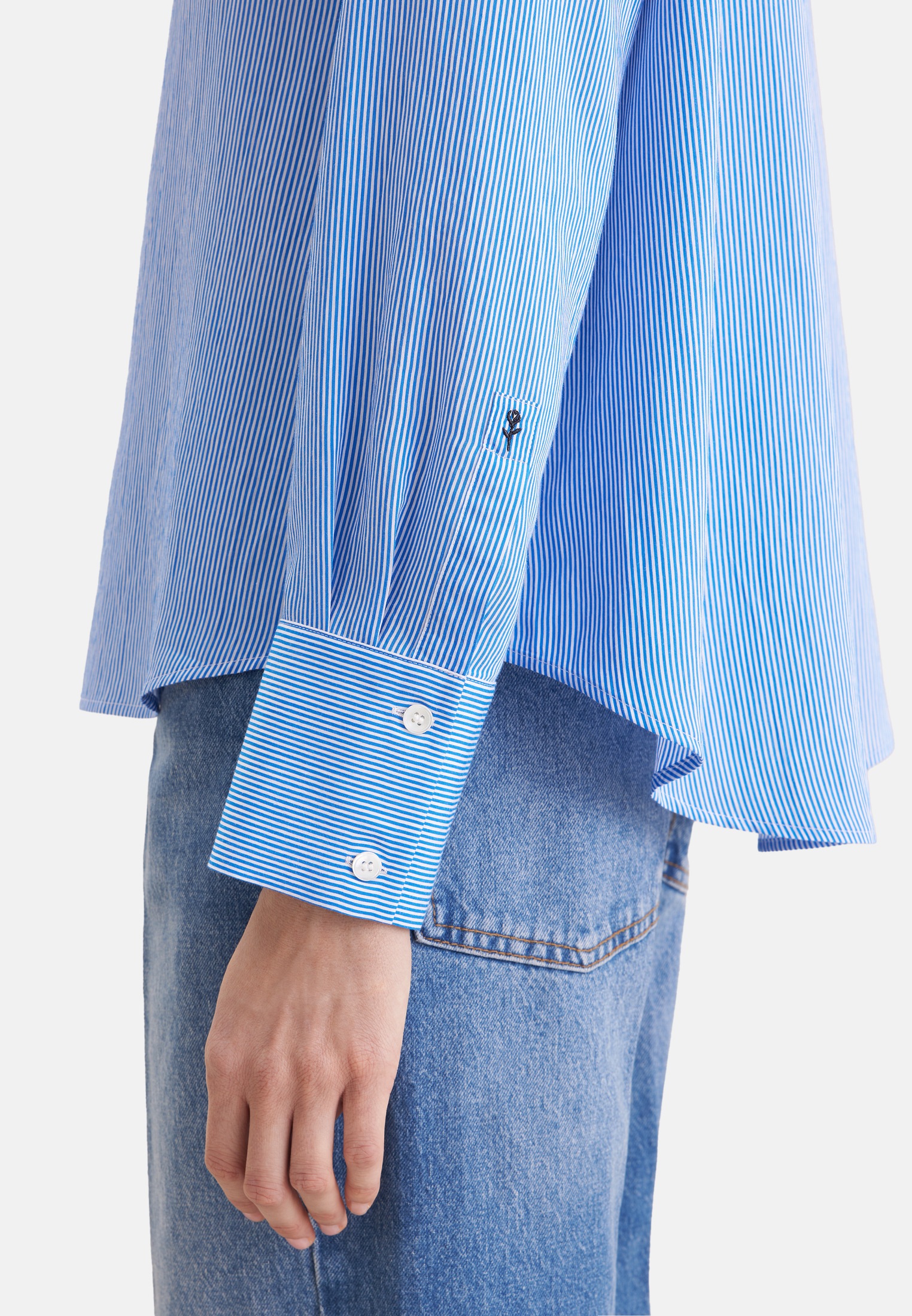 seidensticker Hemdbluse 1/1 Kragen Gestreift