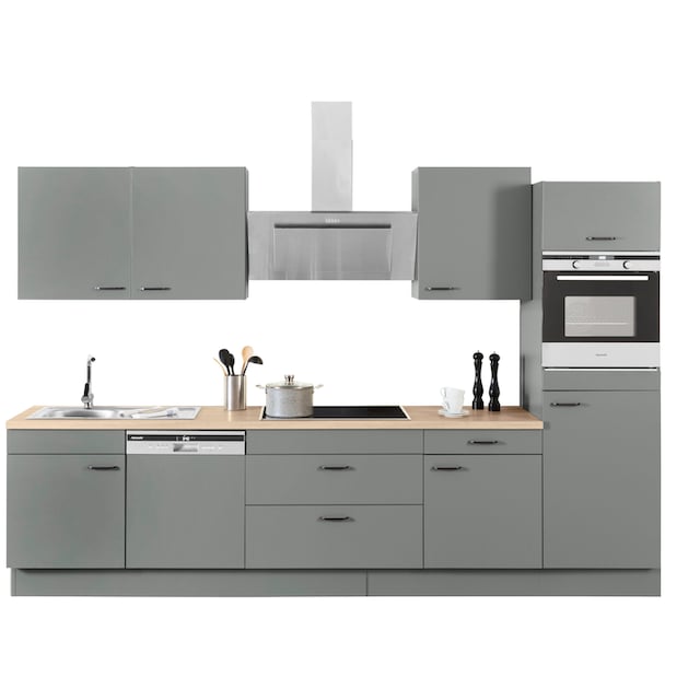 OPTIFIT Küchenzeile »Elga«, Premium-Küche, Soft-Close-Funktion, großen  Vollauszügen, Breite 330 cm bequem kaufen