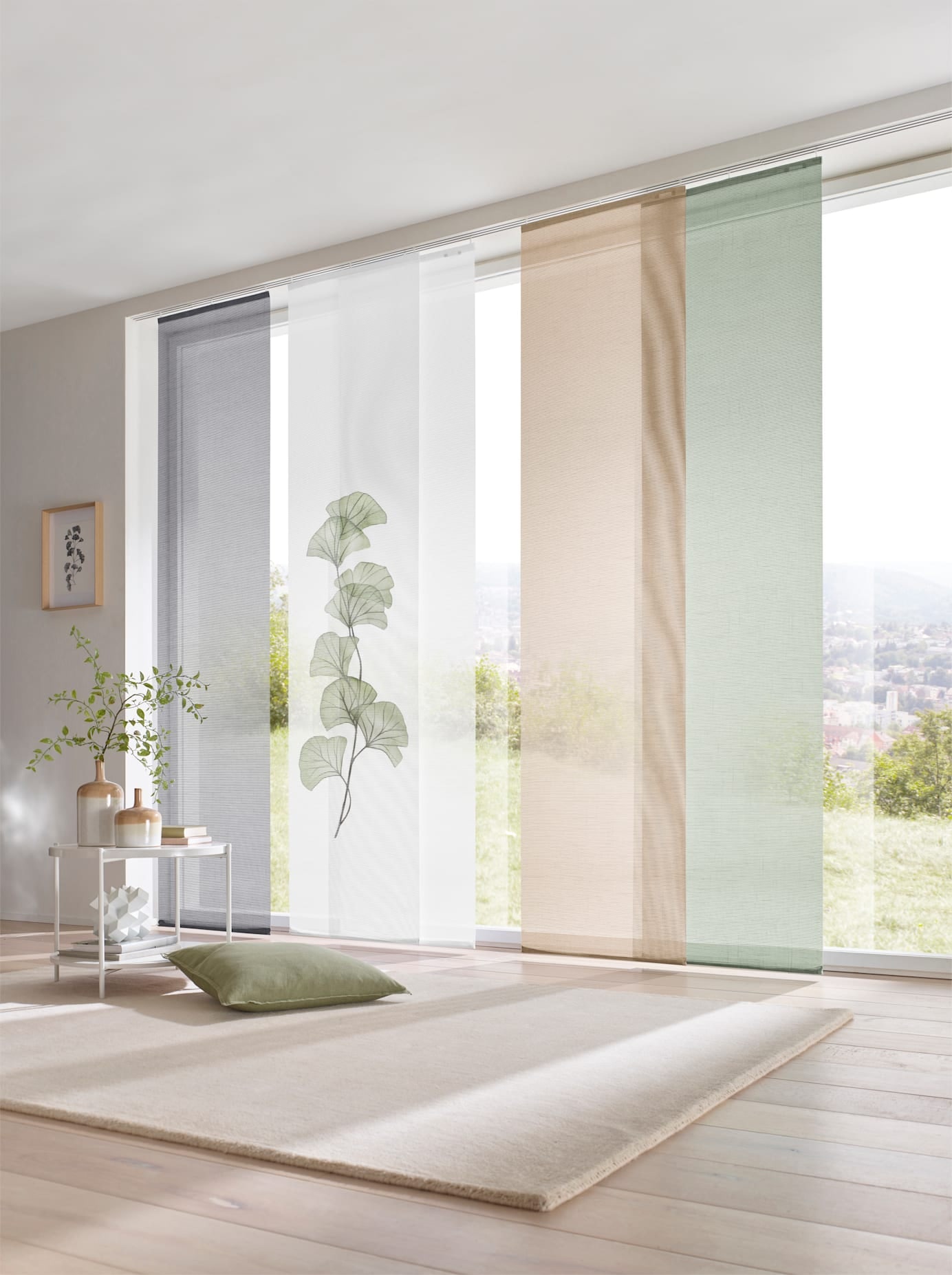 heine home Schiebegardine Klettschiene 1 Stk. tlg.