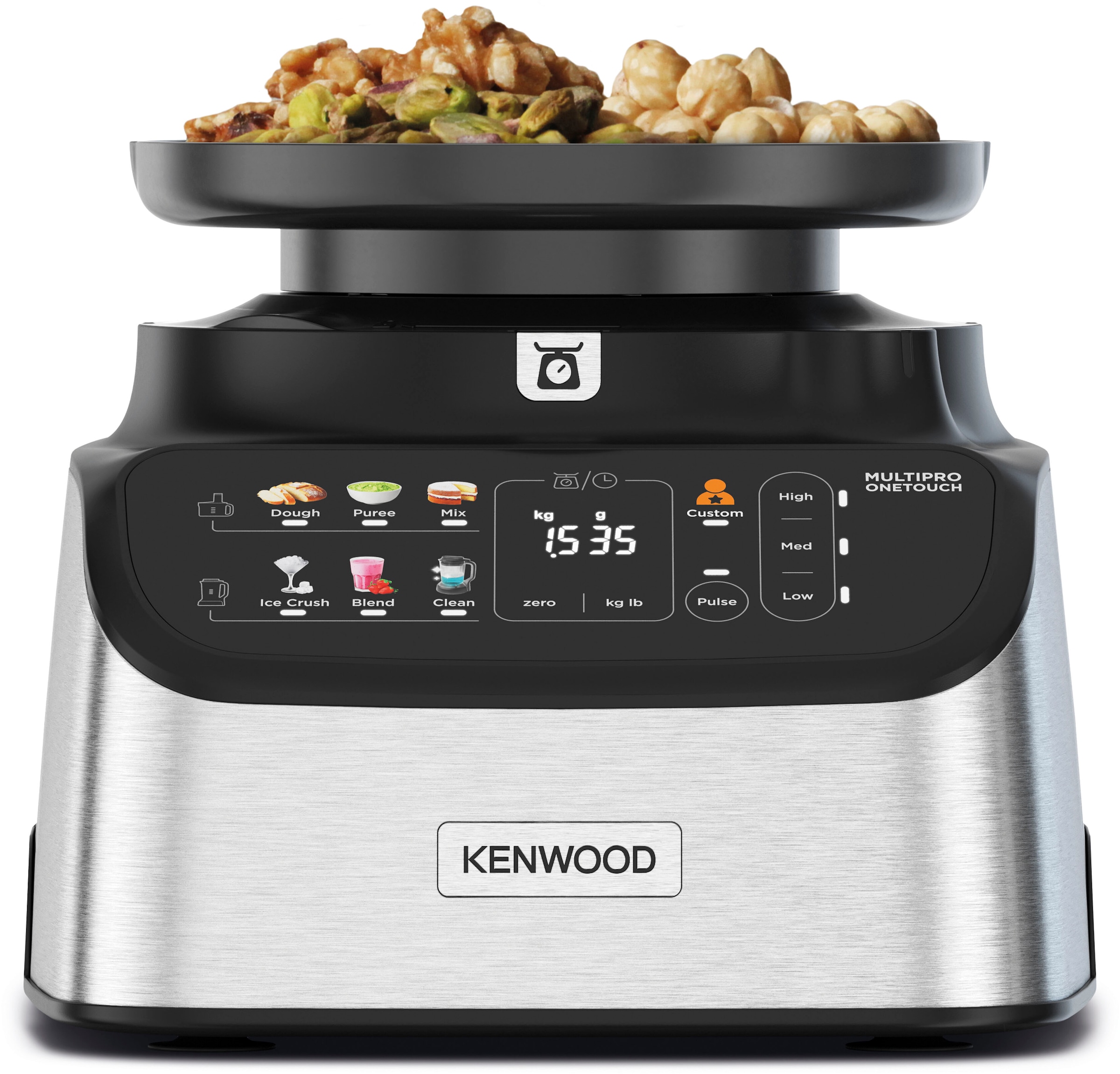 KENWOOD Kompakt-Küchenmaschine »MultiPro OneTouch FDM73.480SS schwarz«