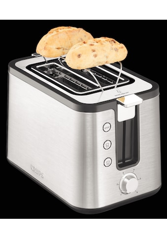 Krups Toaster »KH442«, 2 kurze Schlitze, für 2 Scheiben, 850 W, 6 Bräunungsstufen kaufen