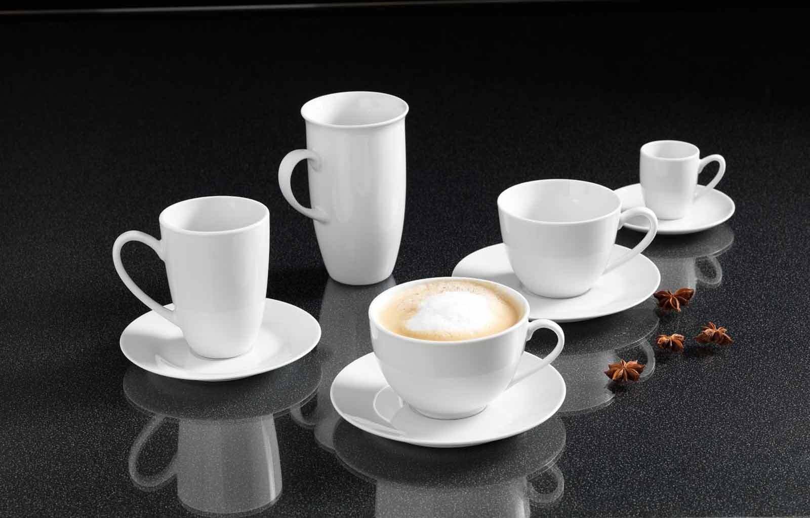 Ritzenhoff & Breker Tasse »Cappuccinotassen Bianco 300 ml 4er Set weiß«
