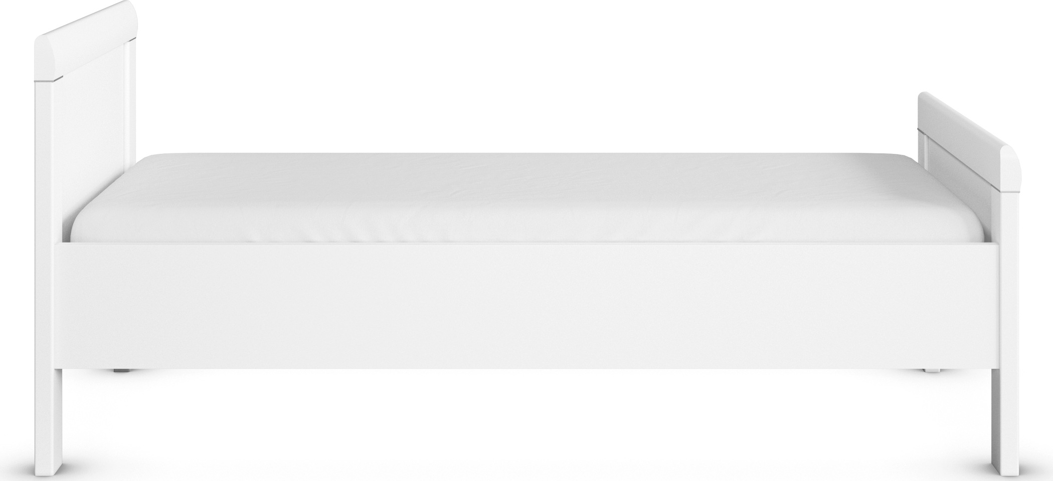 rauch Bett »Bett Einzelbett Stollenbett EVELYN«, in Komforthöhe aus Holzwerkstoff in elegantem Stil MADE IN GERMANY