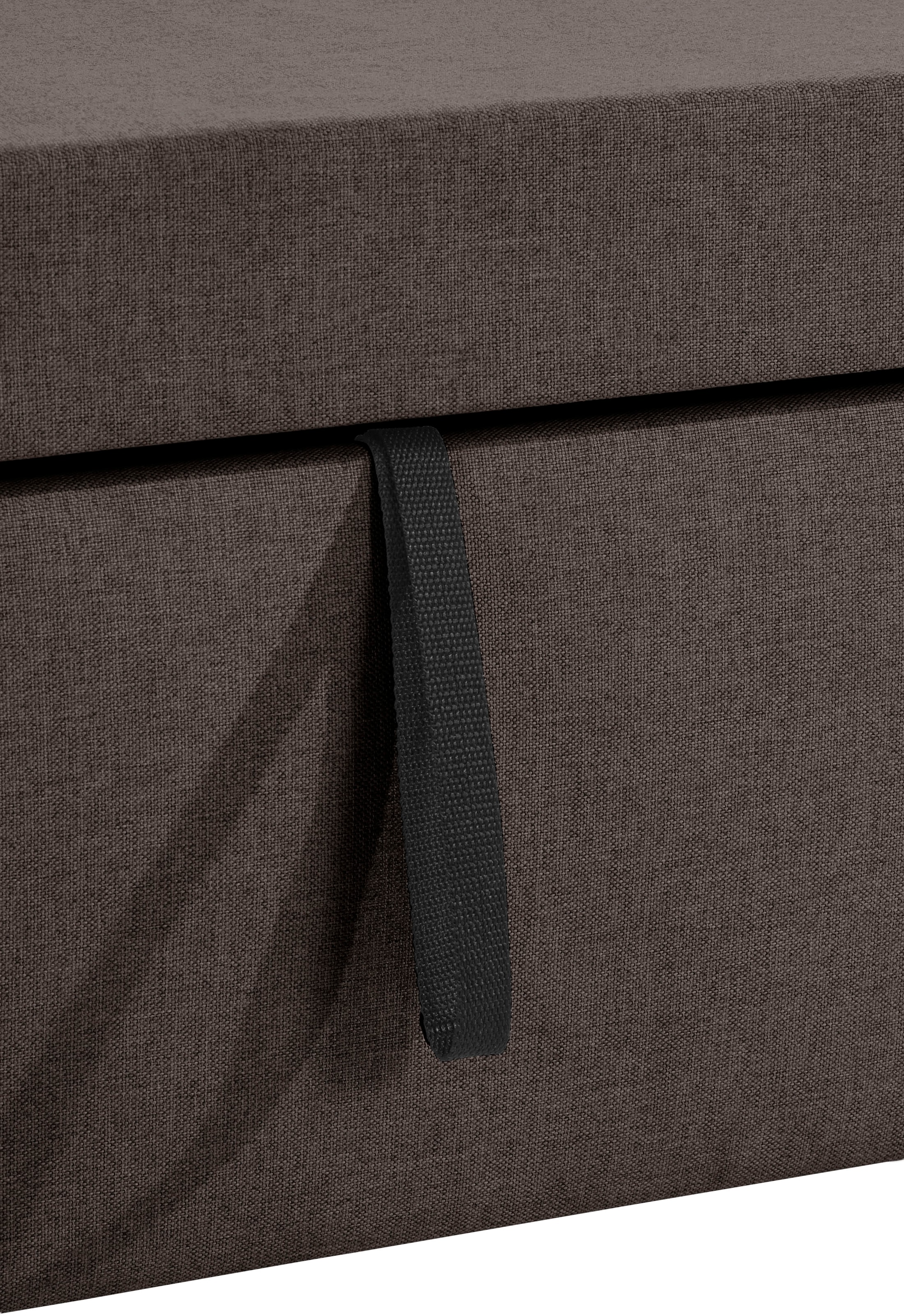 DOMO collection Ecksofa »Lagoa L-Form«, wahlweise mit Bettfunktion, frei im Raum stellbar, große Farbvielfalt