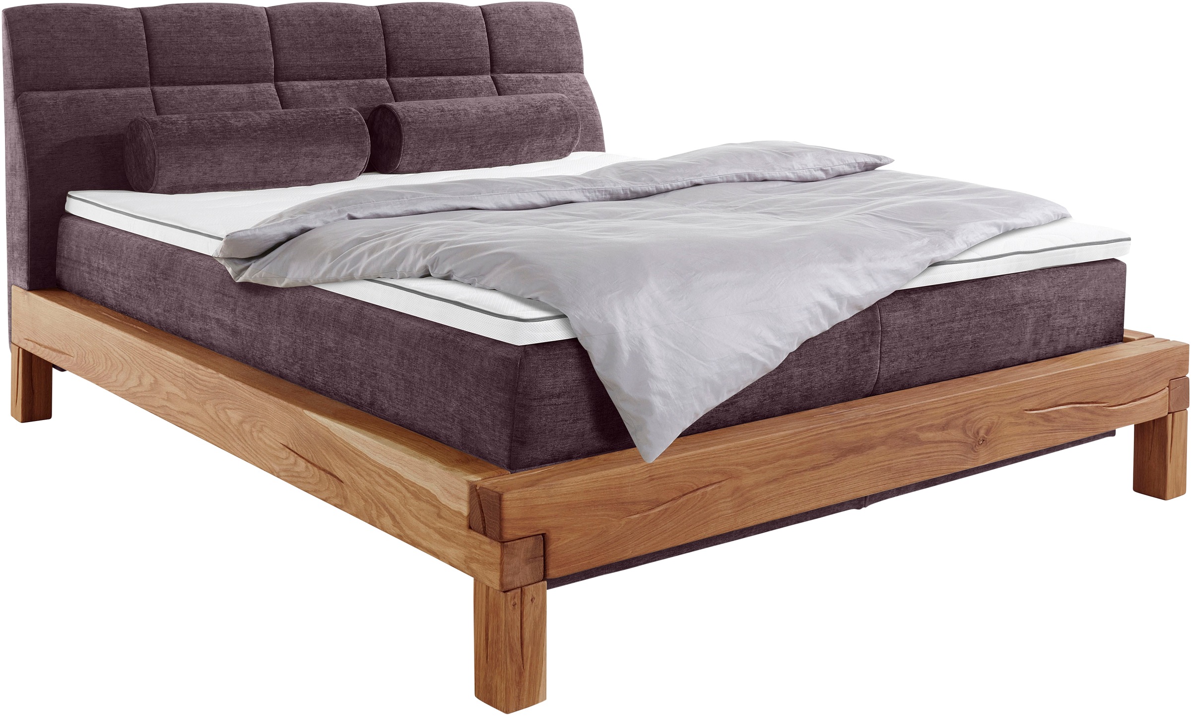 Home affaire Boxspringbett »Villads«, Liegefläche: 180/200 cm, Inside-Boxspring-Unterbau, recycelte Stoffe