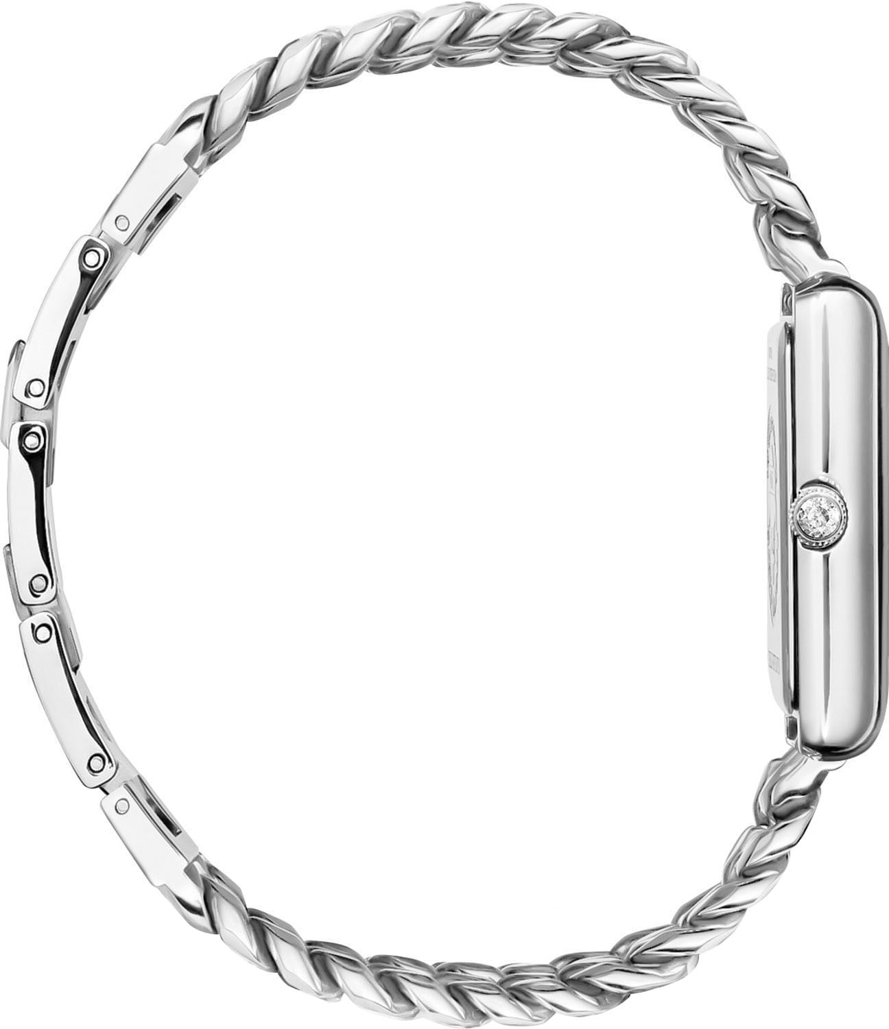 THOMAS SABO Quarzuhr »ELEGANCE«, Armbanduhr, Damenuhr, Edelstahlarmband, analog, Tag, Zirkonia (synth.)
