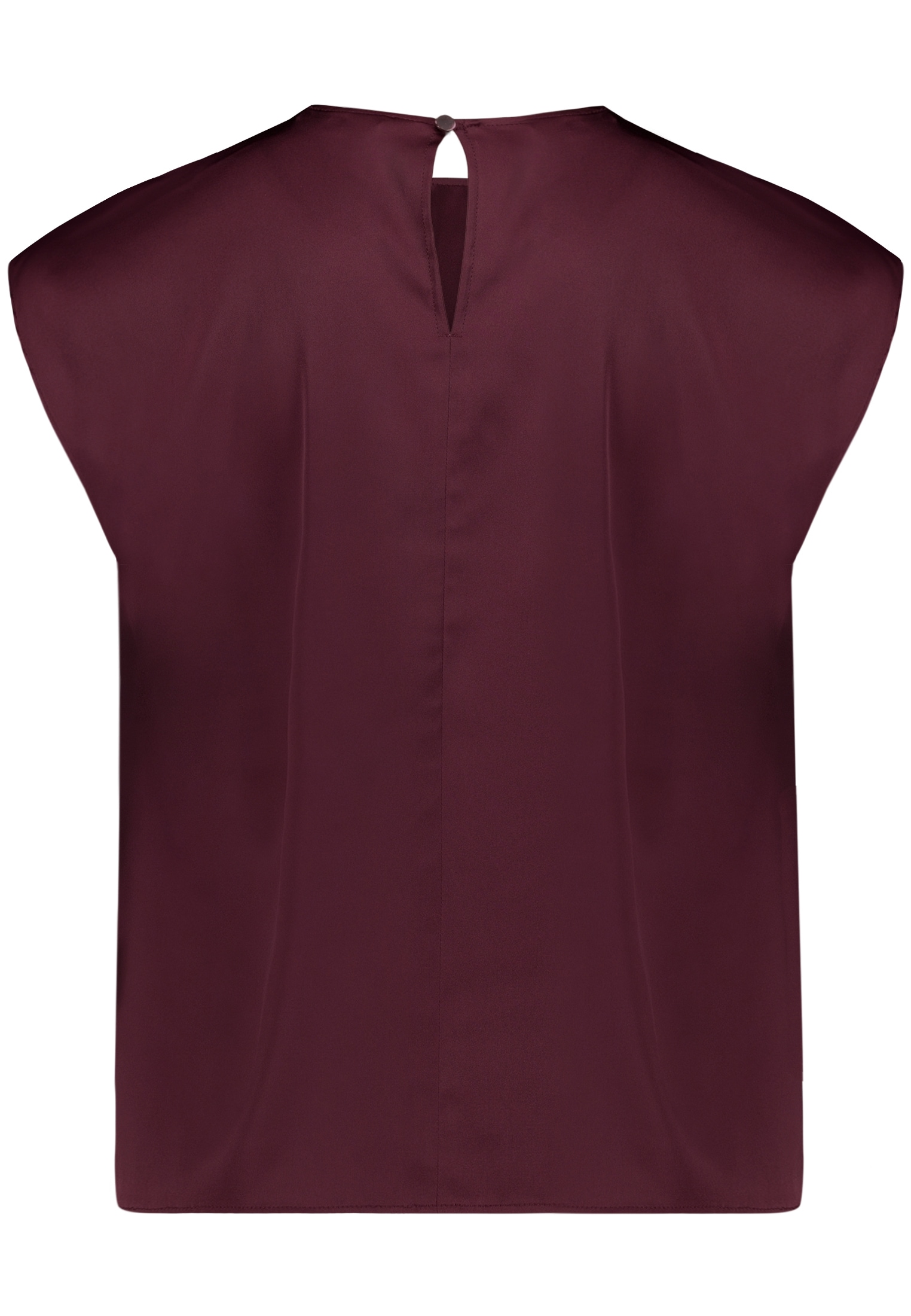 Zero Satinbluse »Satin-Bluse mit Rundhalsausschnitt«