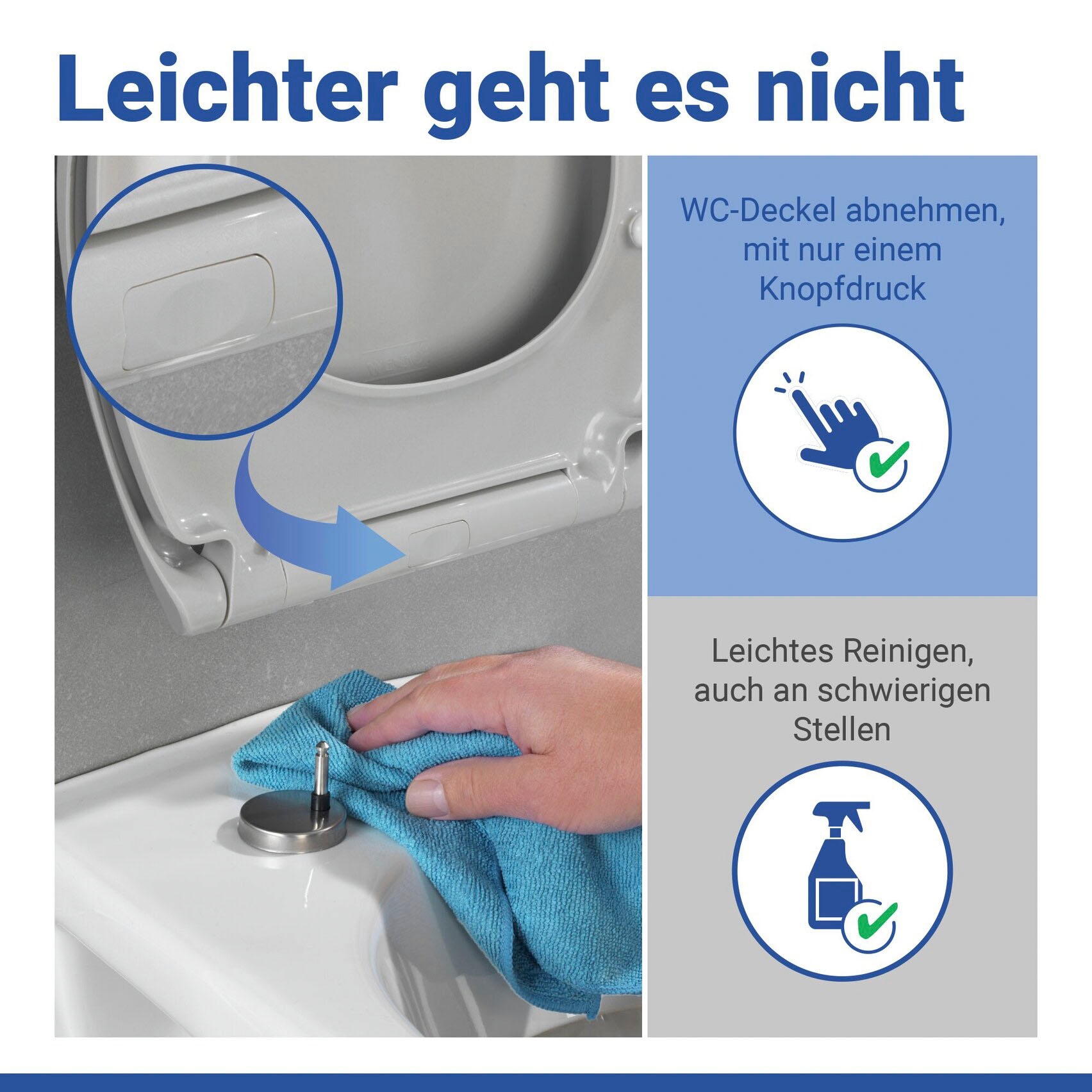 WENKO WC-Sitz »Samos Concrete«