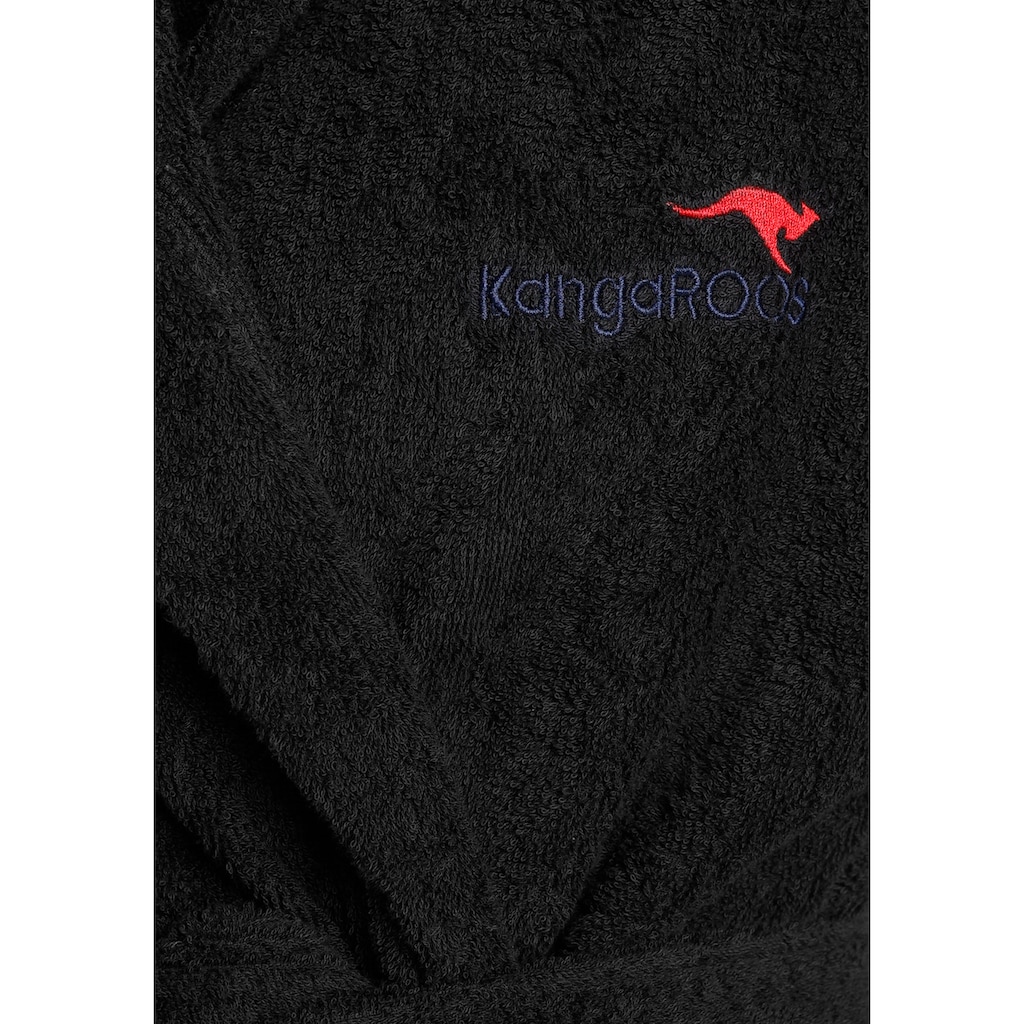 KangaROOS Unisex-Bademantel »Cassidy, für Damen & Herren«, (1 St.)