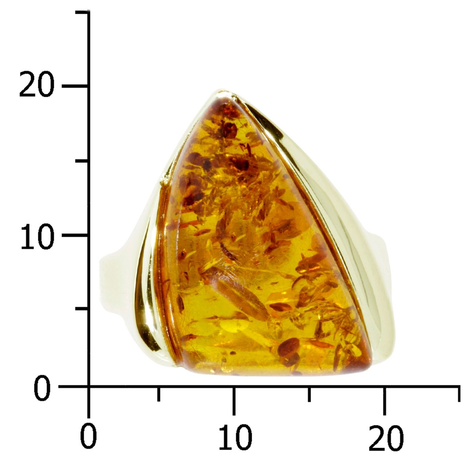 OSTSEE-SCHMUCK Fingerring »- Anouk - Gold 333/000 - Bernstein«