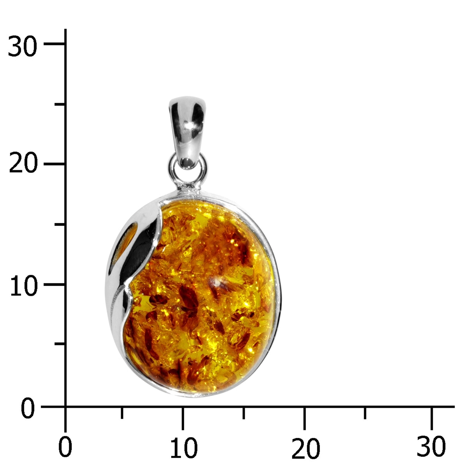 OSTSEE-SCHMUCK Kettenanhänger »- Melanie - Silber 925/000 - Bernstein«