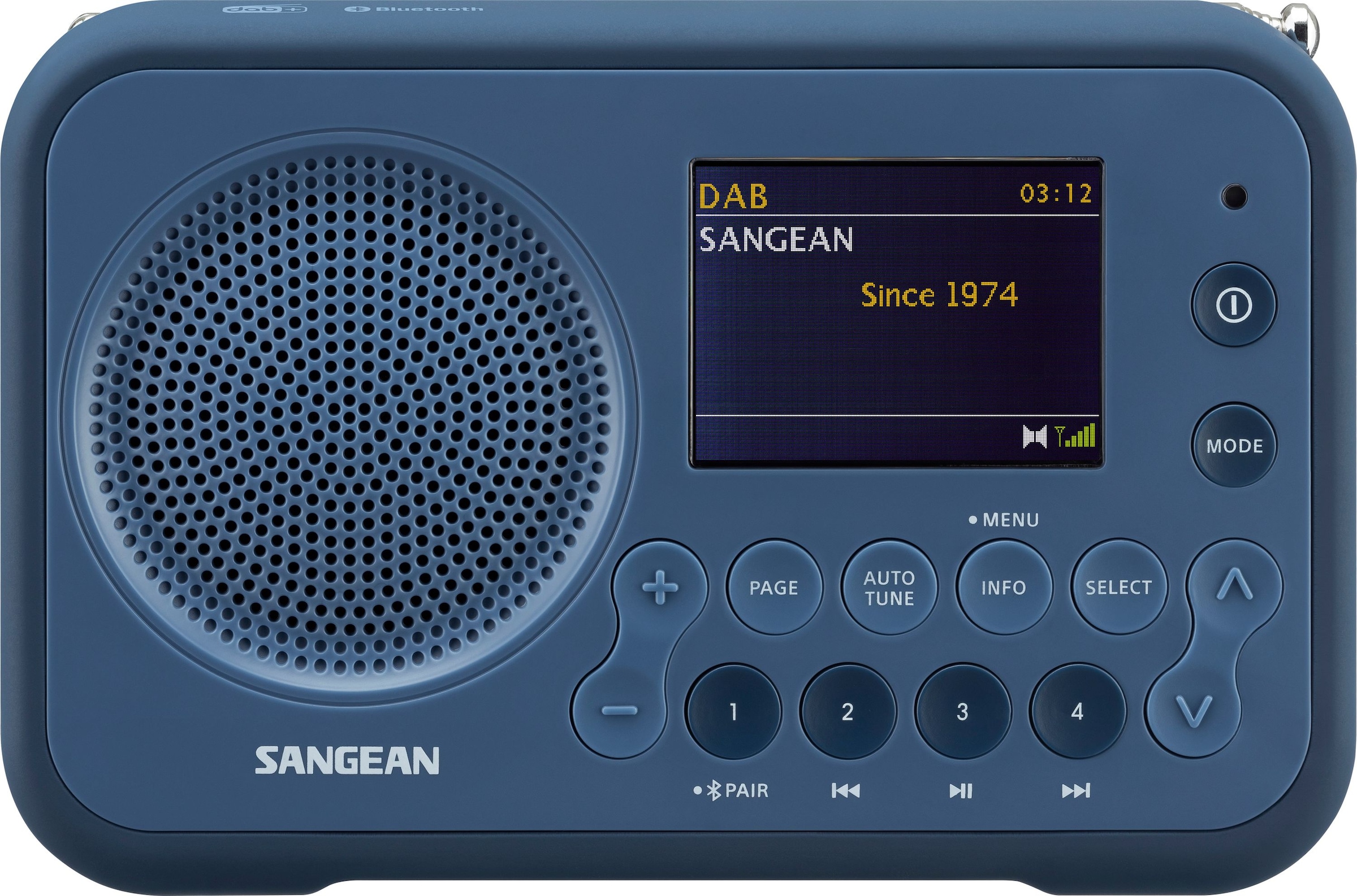 Sangean Digitalradio (DAB+) »SANGEAN DPR-76BT«, (Bluetooth FM-Tuner mit RDS-Digitalradio (DAB+)